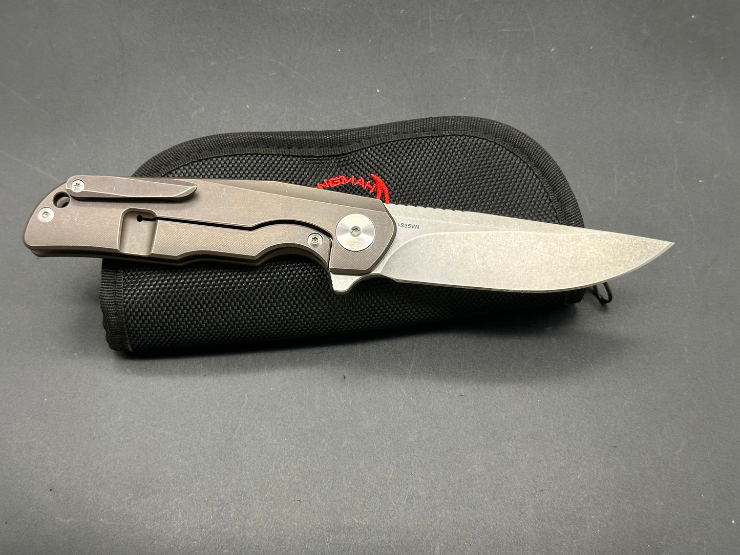 Liong Mah Design Remedy Titanium Frame Lock Flipper