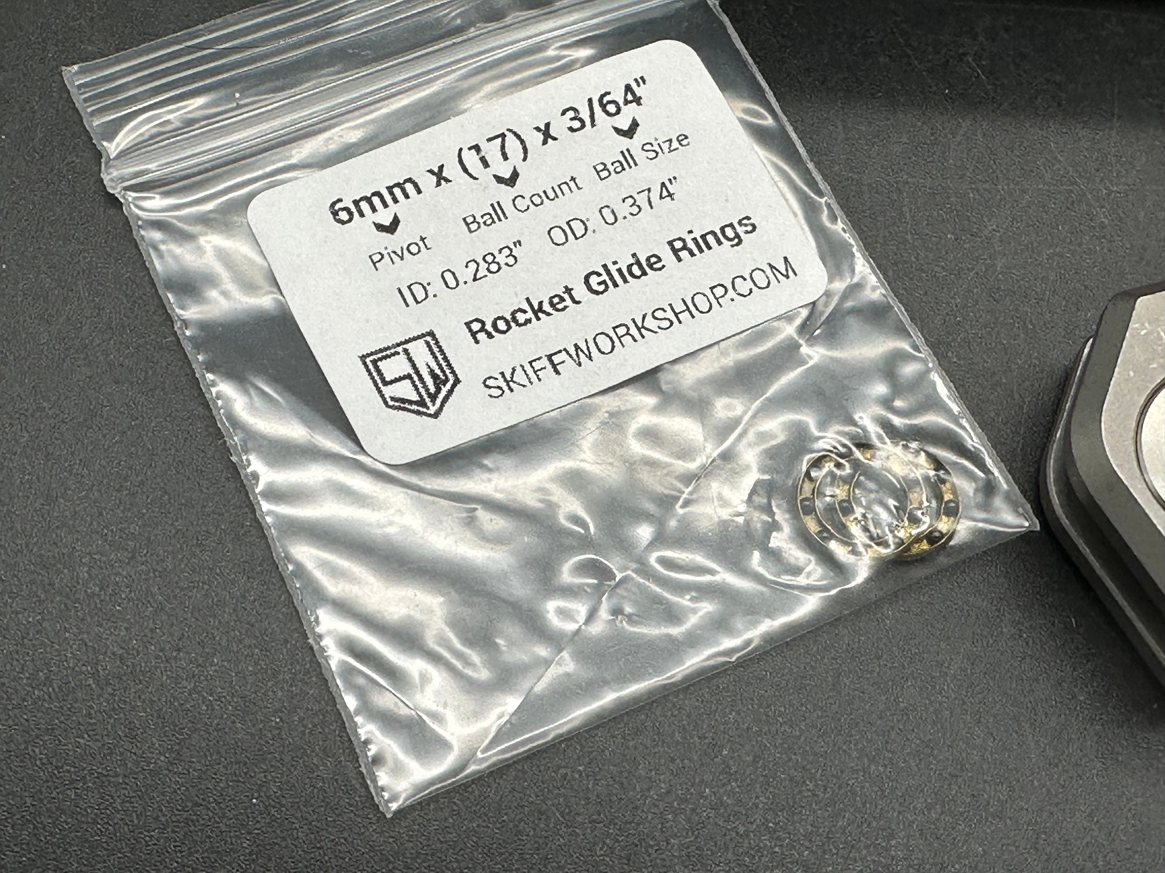 Asher Spiro Ti 3.2" CPM 20CV Stonewash Blade with Stonewash Titanium Scales