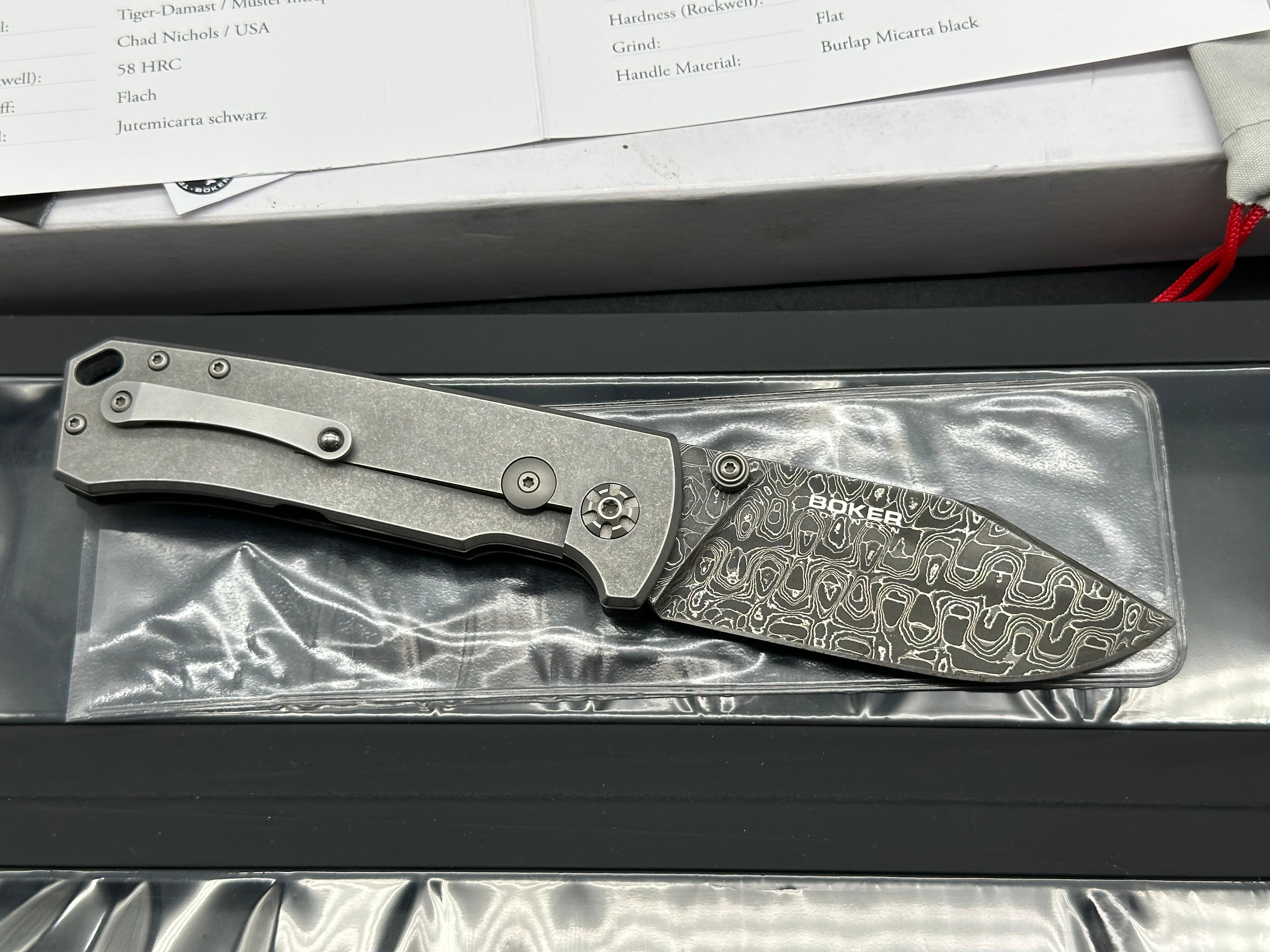 Boker Tiger Damast