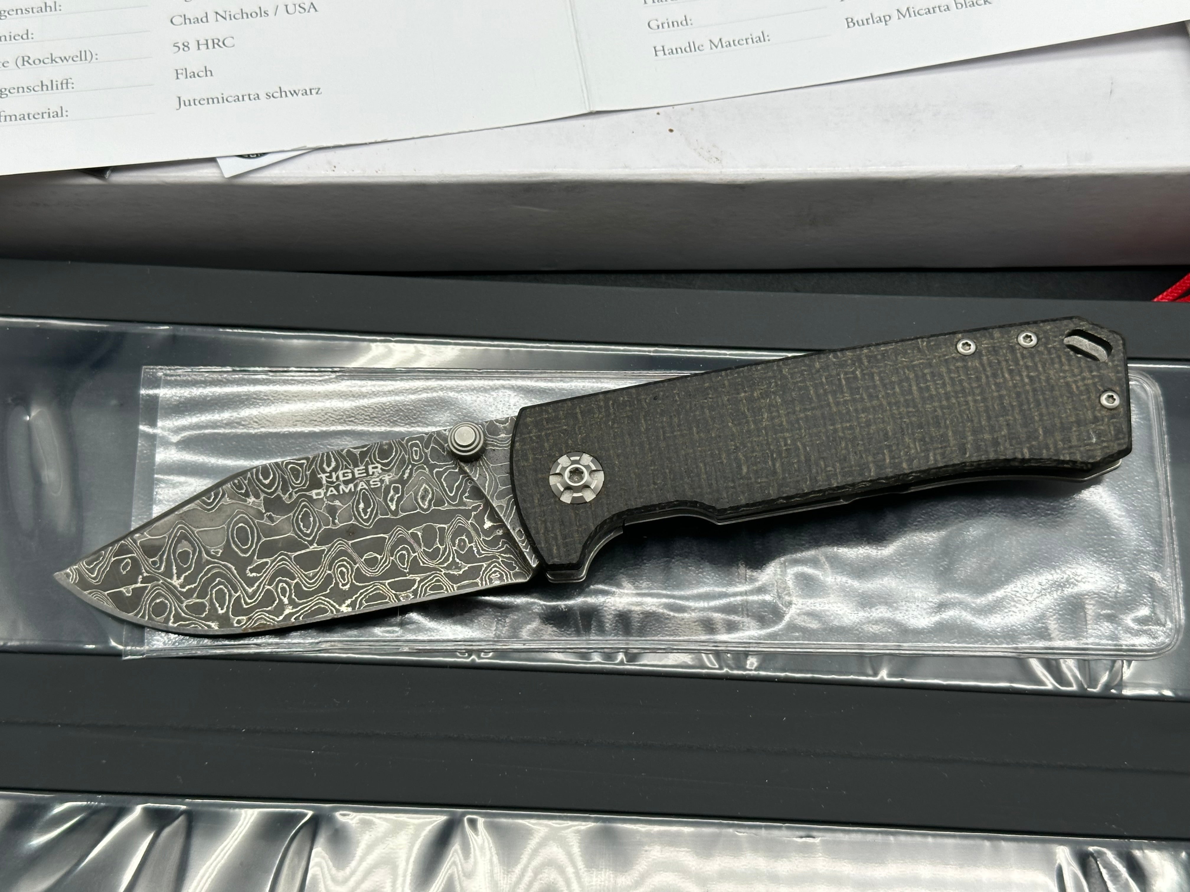 Boker Tiger Damast