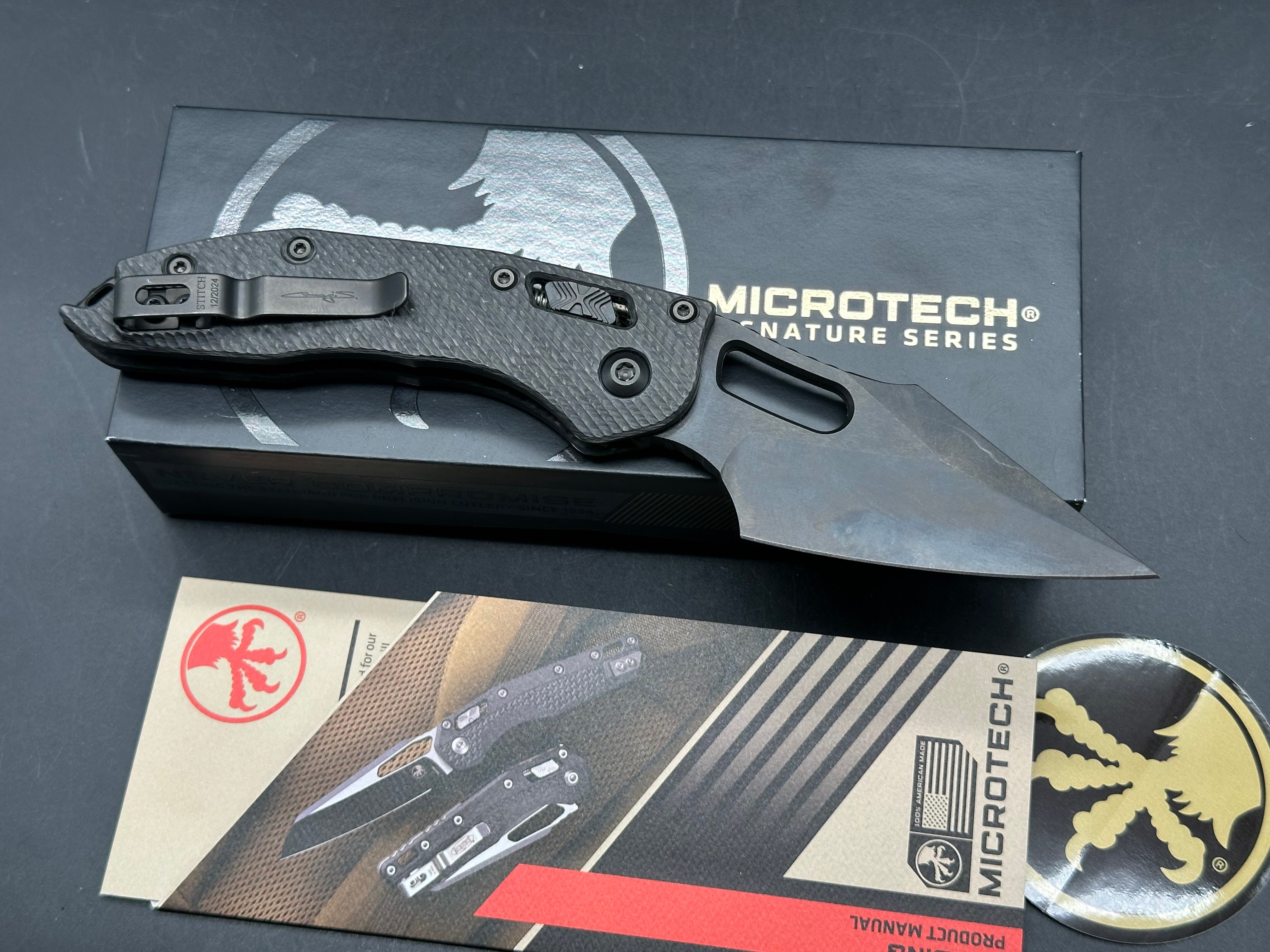 Microtech Shadow Ram lock Stitch