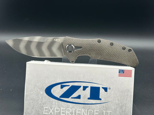 Zero Tolerance 0308BLKTS Frame Lock Knife (3.75" Tiger Stripe)