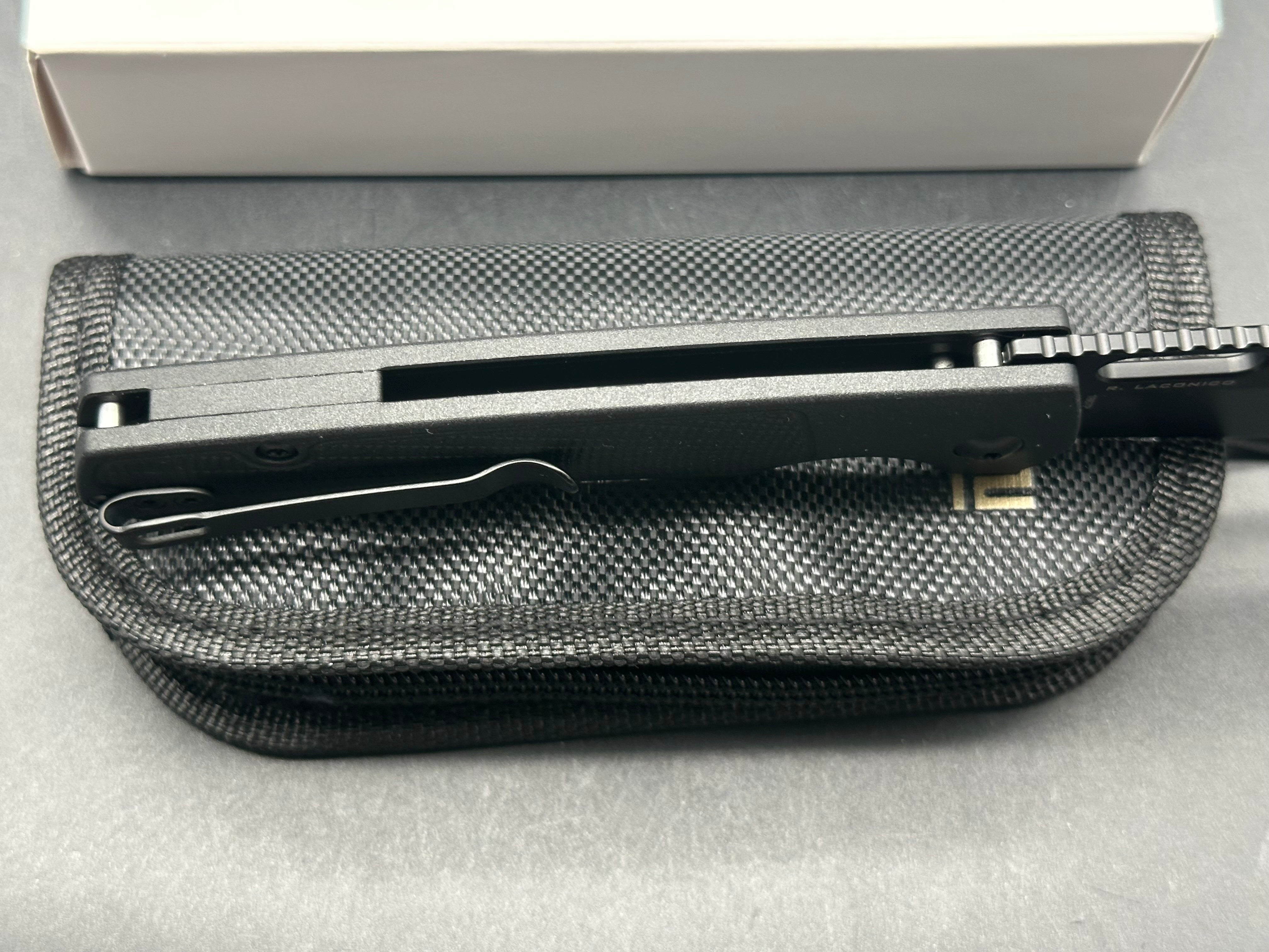 ARTISAN CUTLERY REVEL FOLDING KNIFE BLACK FRN HANDLE AR-RPM9 PLAIN BLACK BLADE