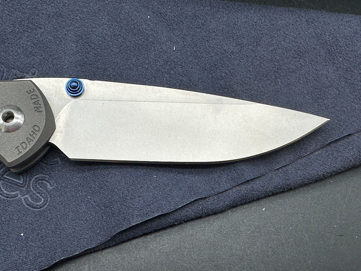 Chris Reeve Knives Large Inkosi Frame Lock Knife (3.5" Stonewash) CRK