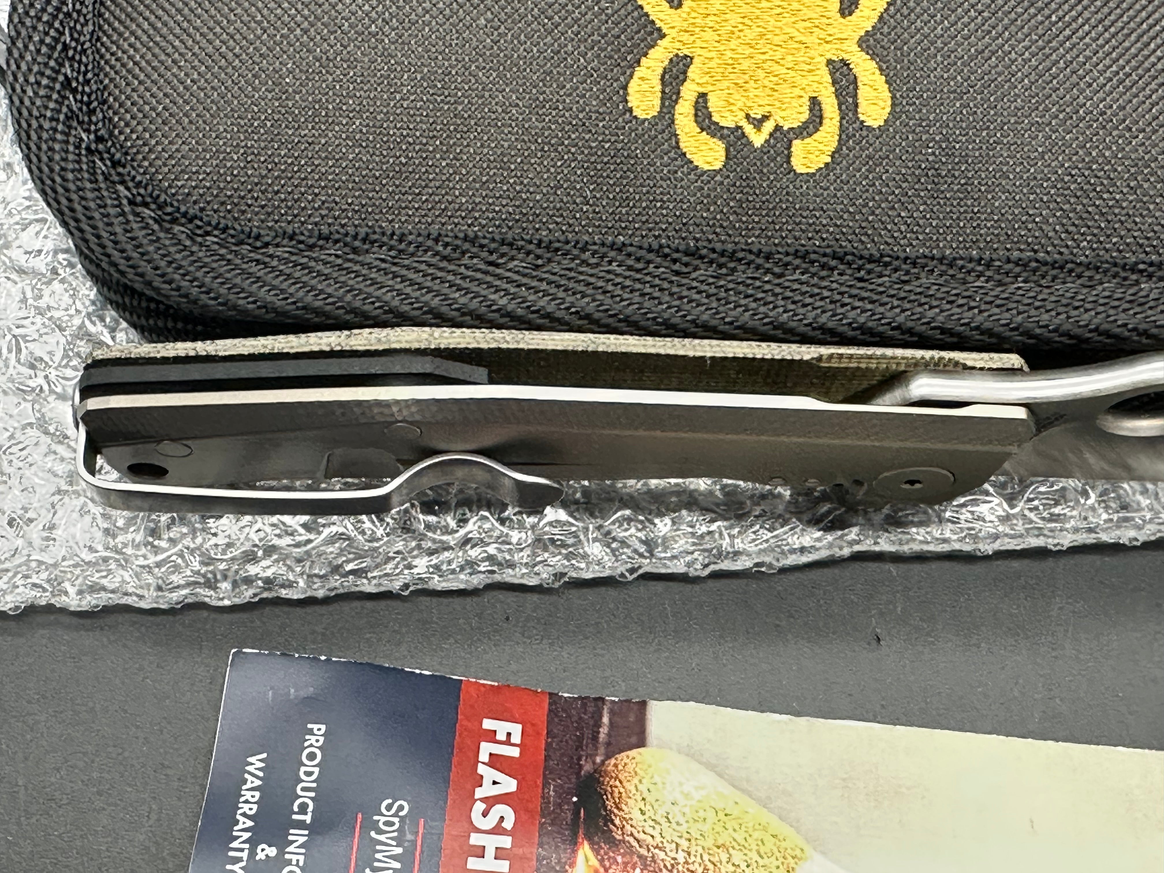 Spyderco SpyMyto Frame Lock Knife Micarta/Titanium (3.3" Satin M398)