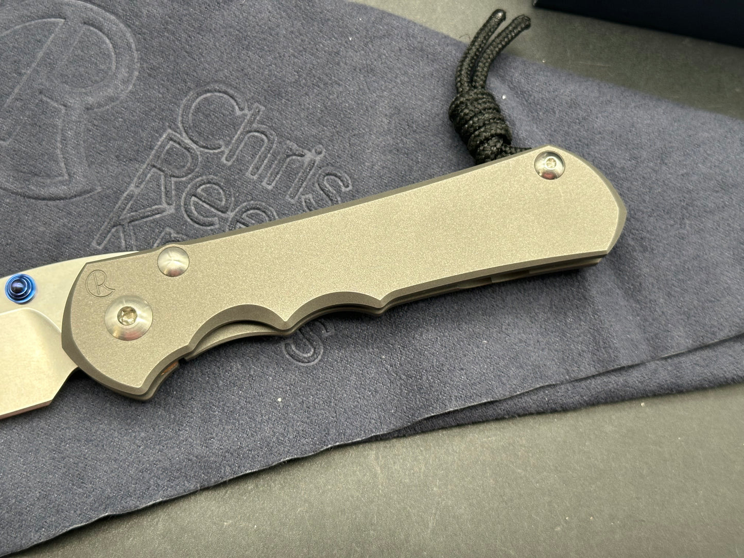 Chris Reeve Knives Large Inkosi Frame Lock Knife (3.5" Stonewash) CRK