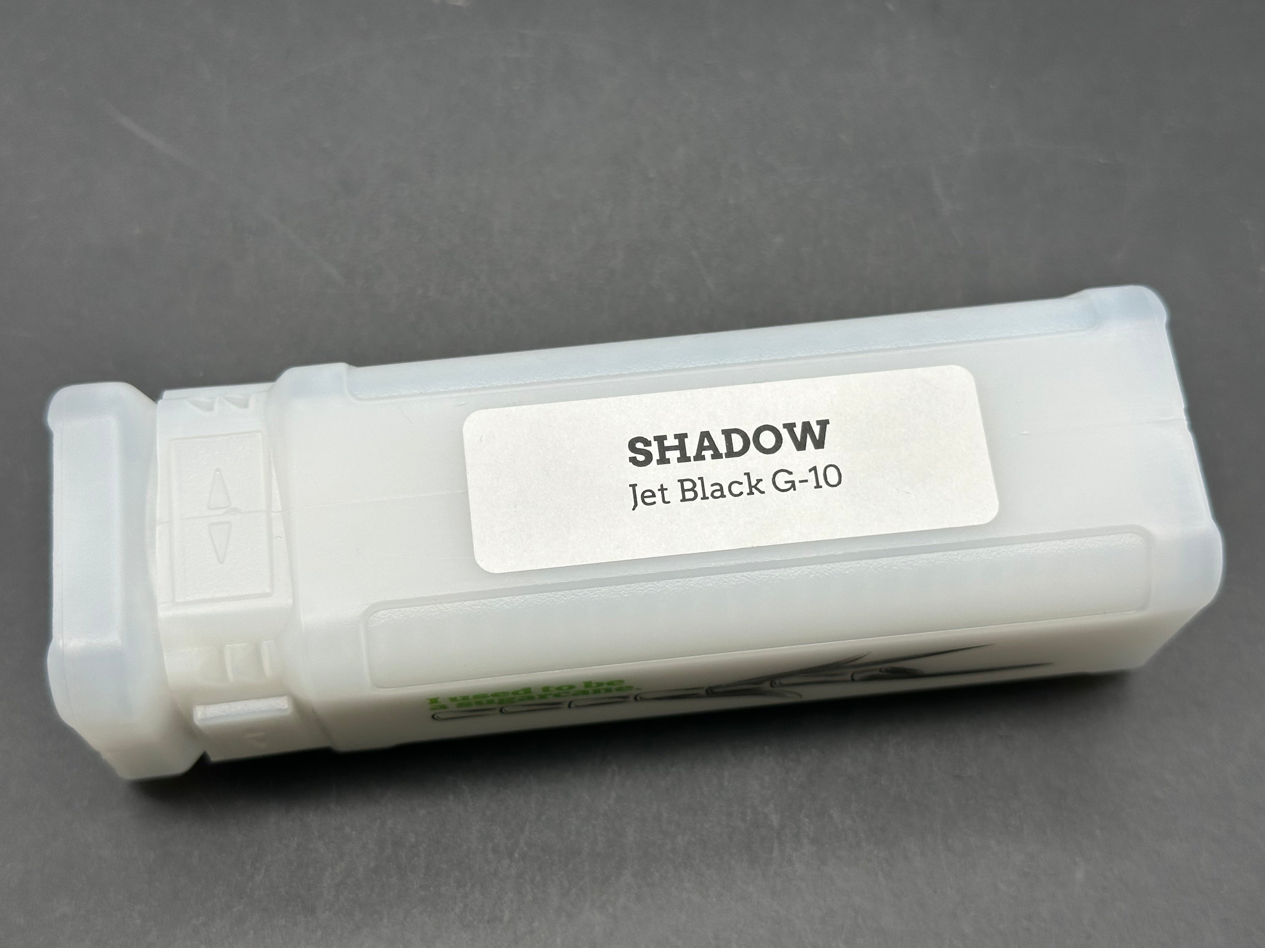 TRM - Three Rivers Mfg. Shadow 3.2" CPM 20CV Stonewash Blade with Milled Black G10 Scales