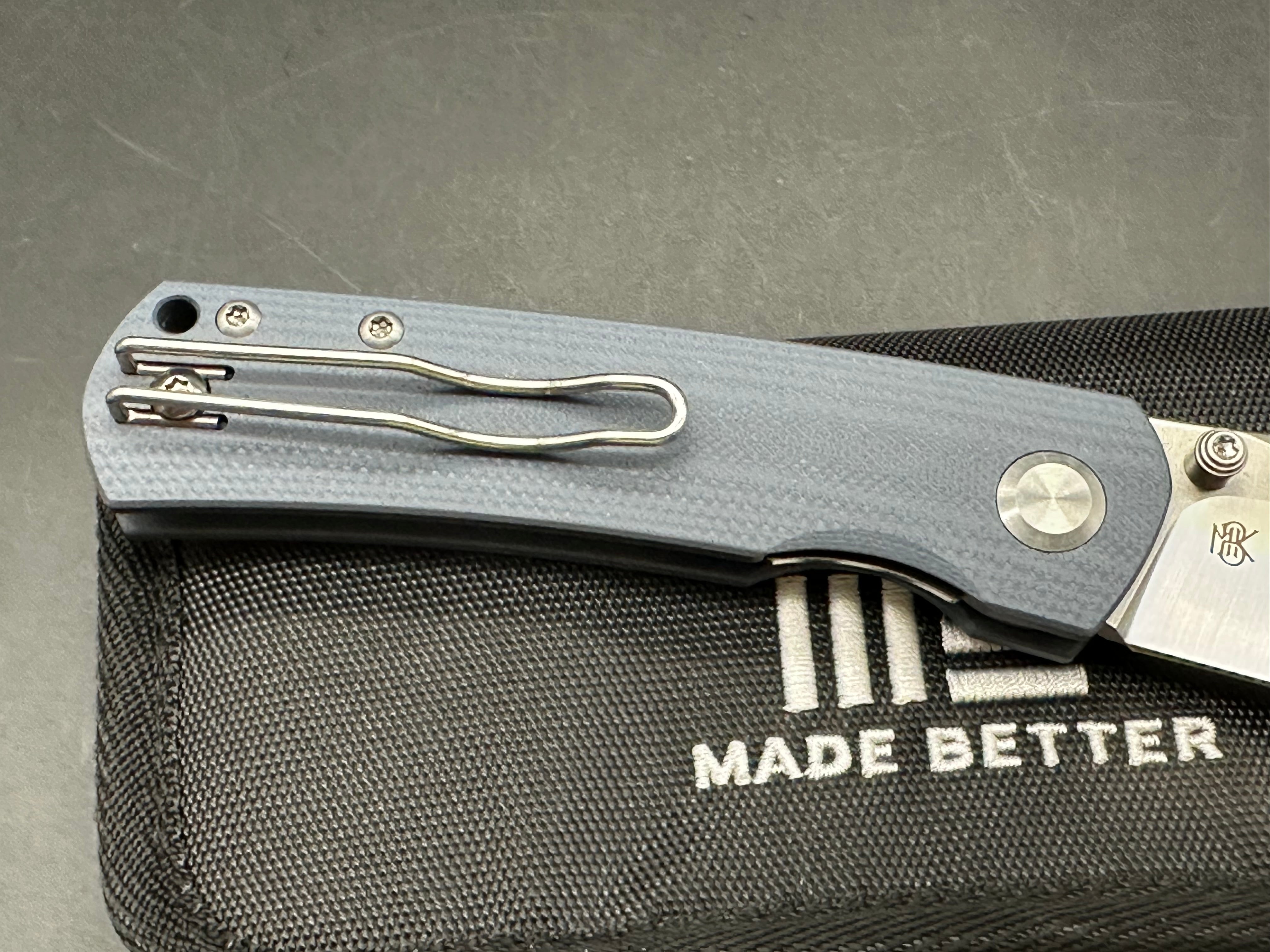 Monterey Bay Knives Mini Old Guard Clip Point Liner Lock Knife