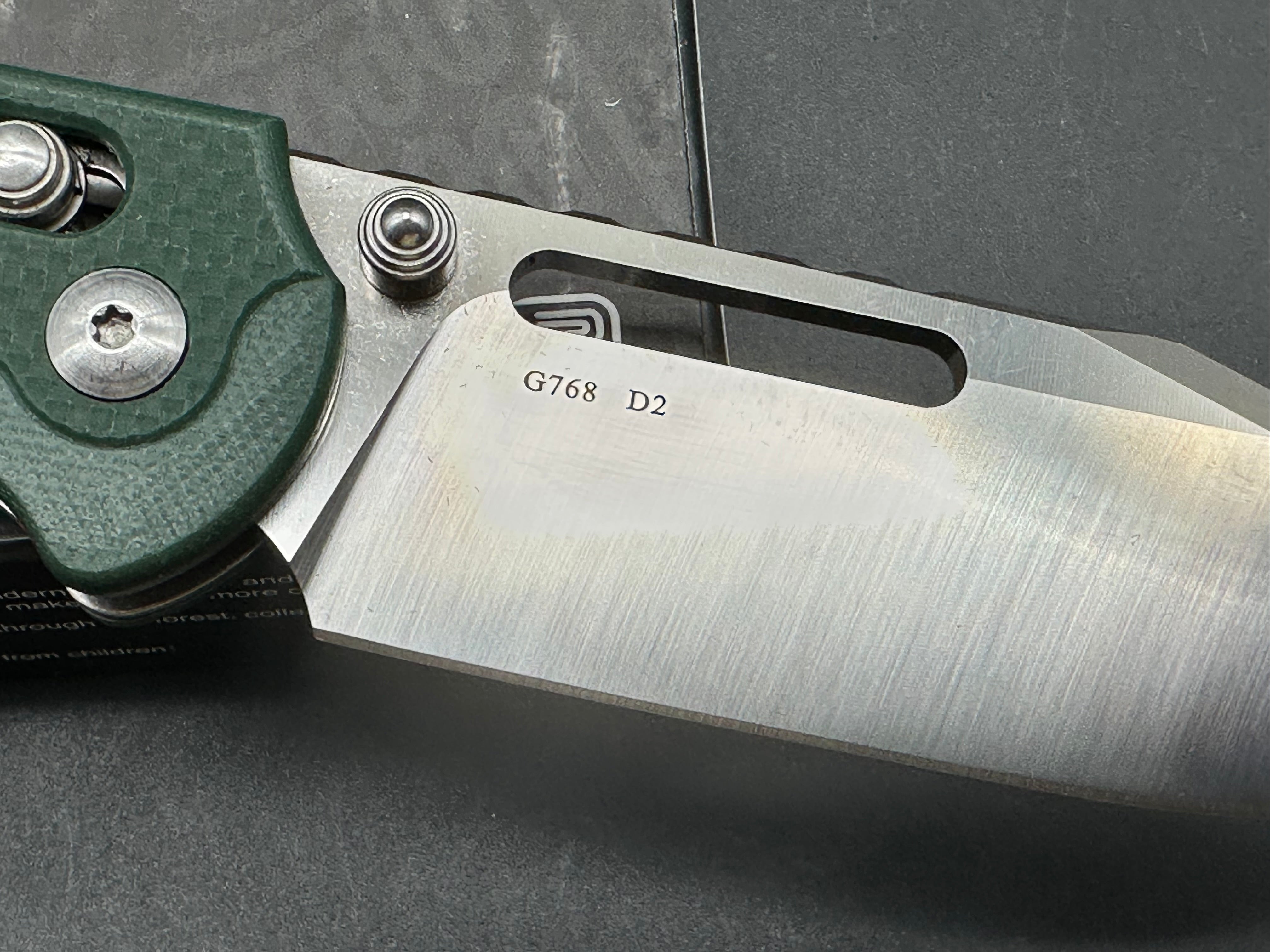 GANZO G768-GB AXIS LOCK FOLDING KNIFE (GREEN G10 HANDLE)