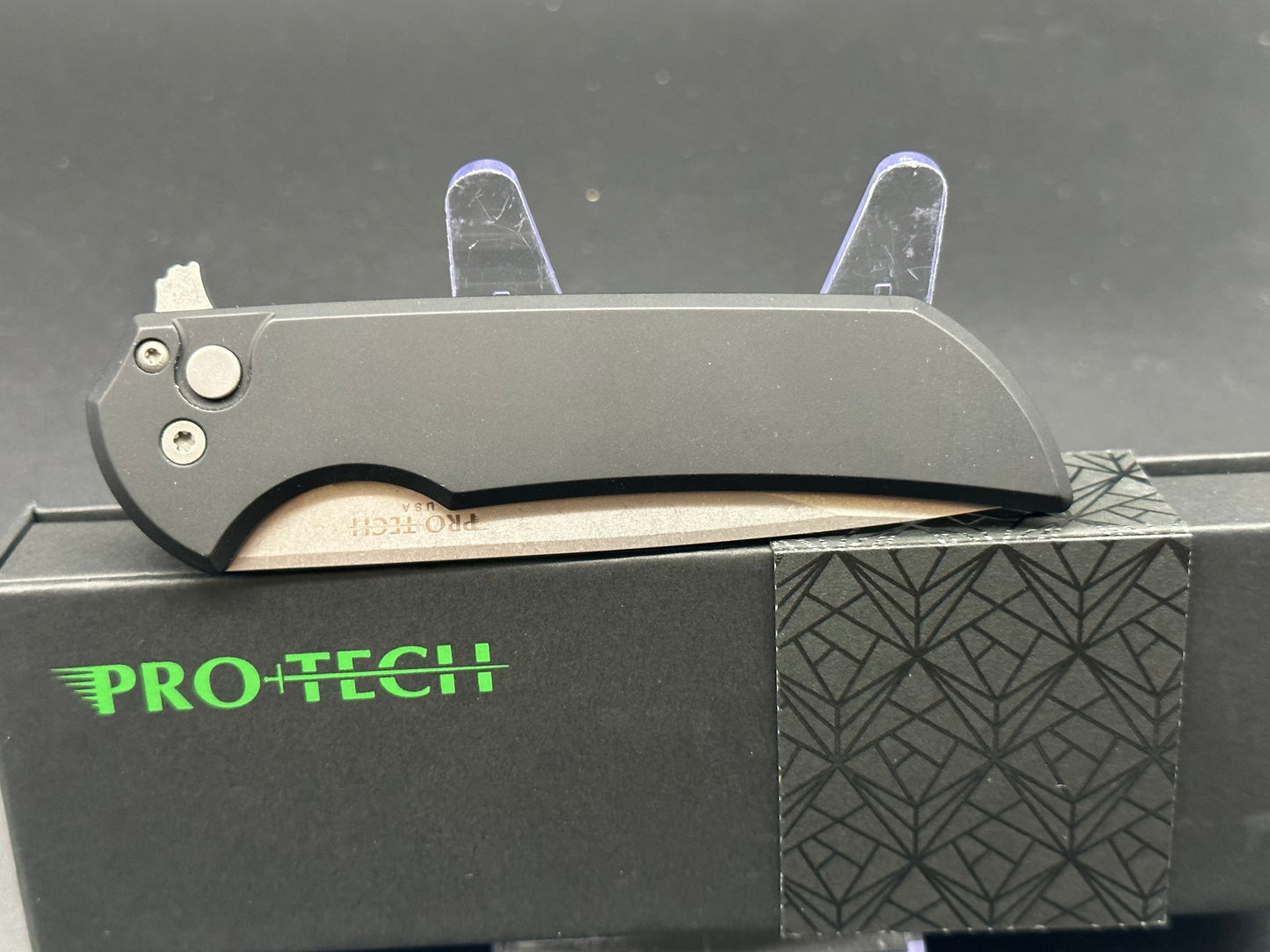 ProTech Mordax MX101 Black handle stonewashed magnacut blade