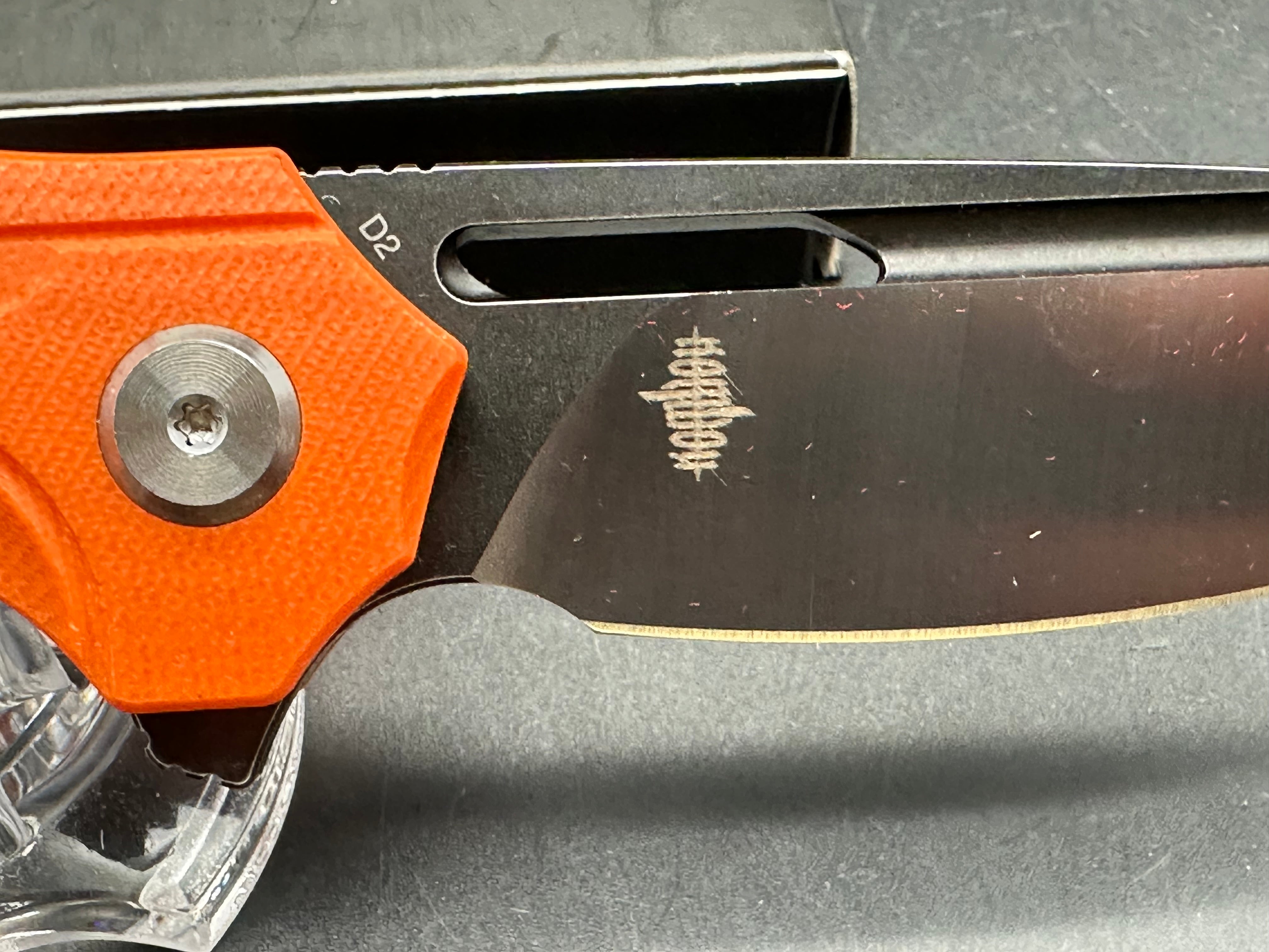 Bestech Knives Ornetta Liner Lock Knife Orange G-10 (3.5" D2)