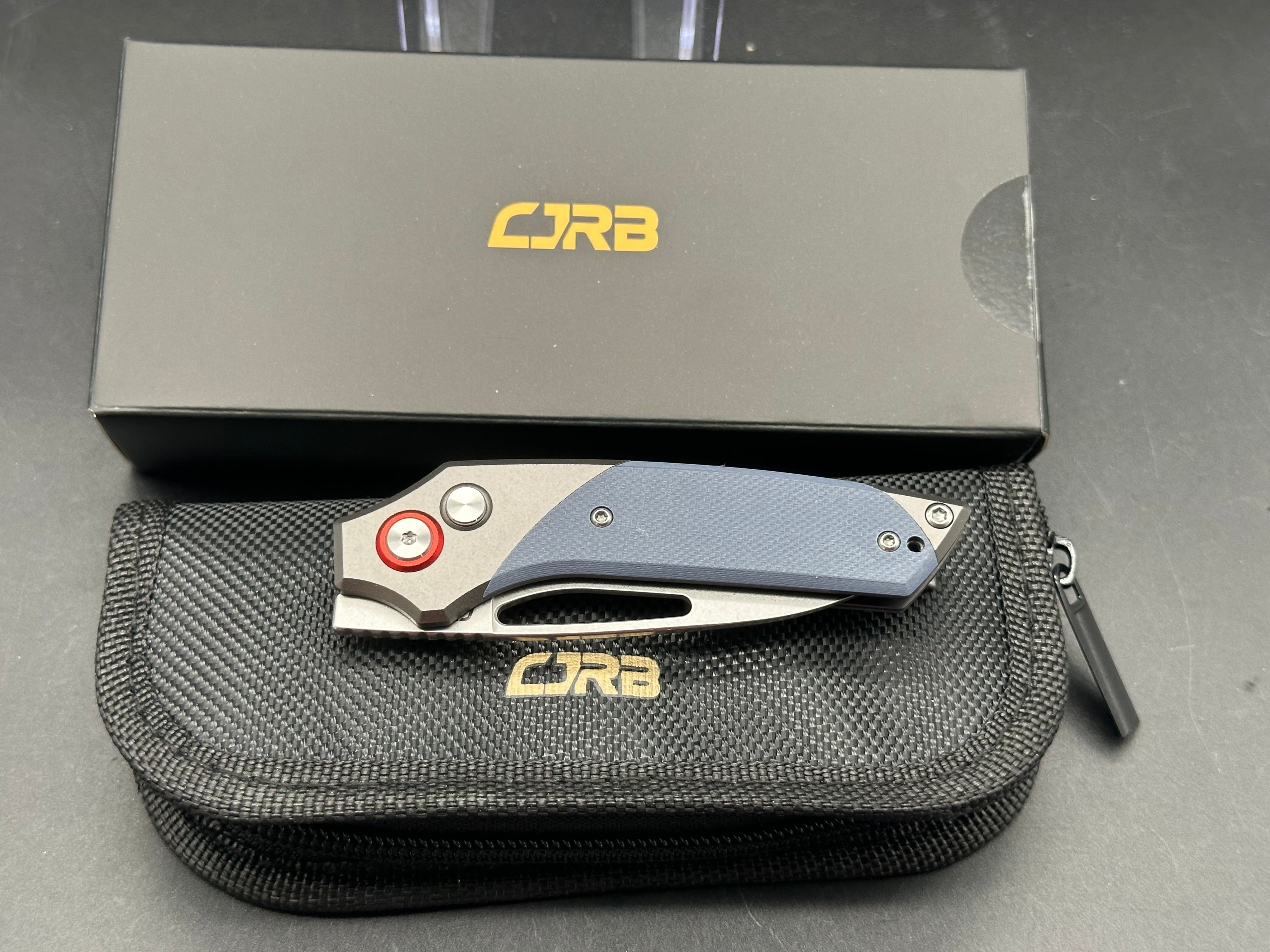 CJRB Version J1949 AR-RPM9 Blade Aluminum and G10 Handle