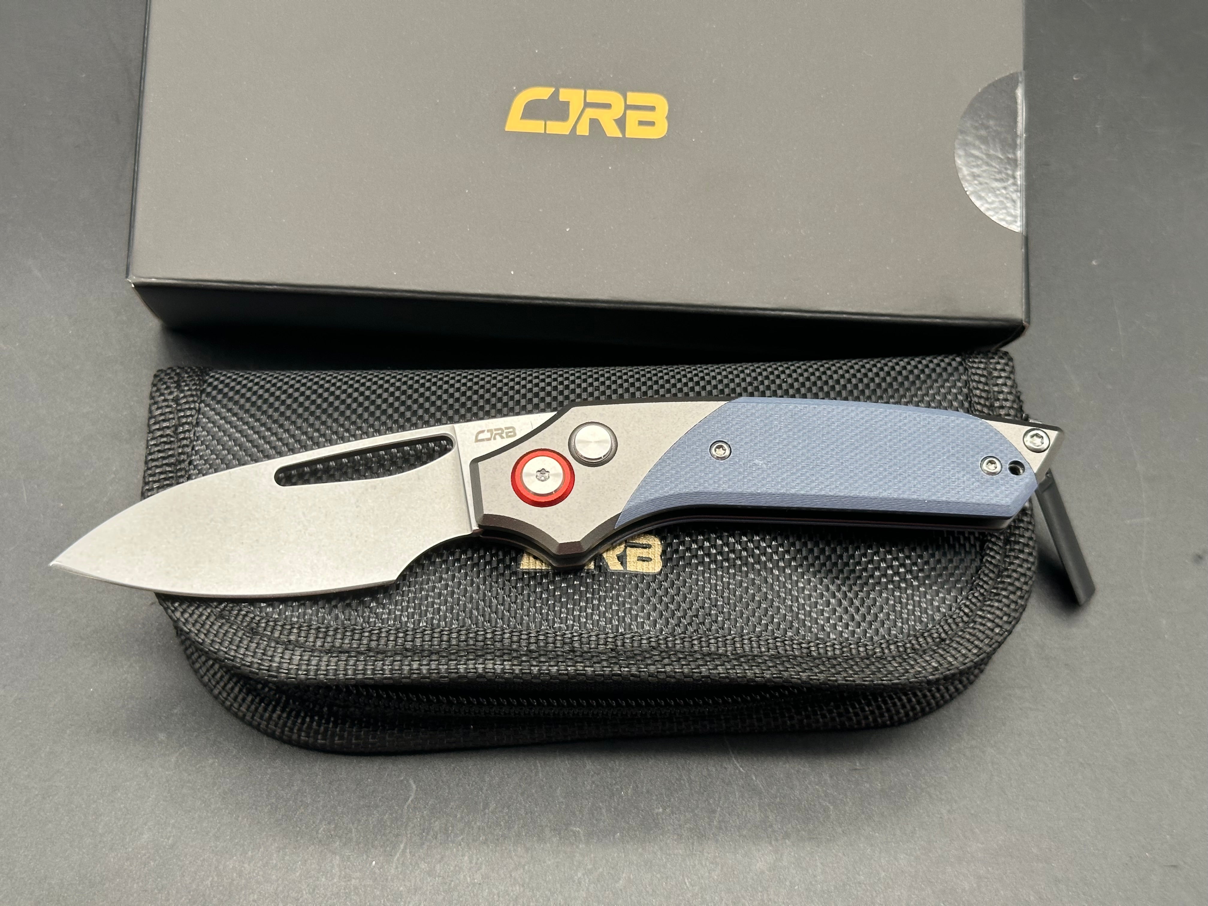 CJRB Version J1949 AR-RPM9 Blade Aluminum and G10 Handle