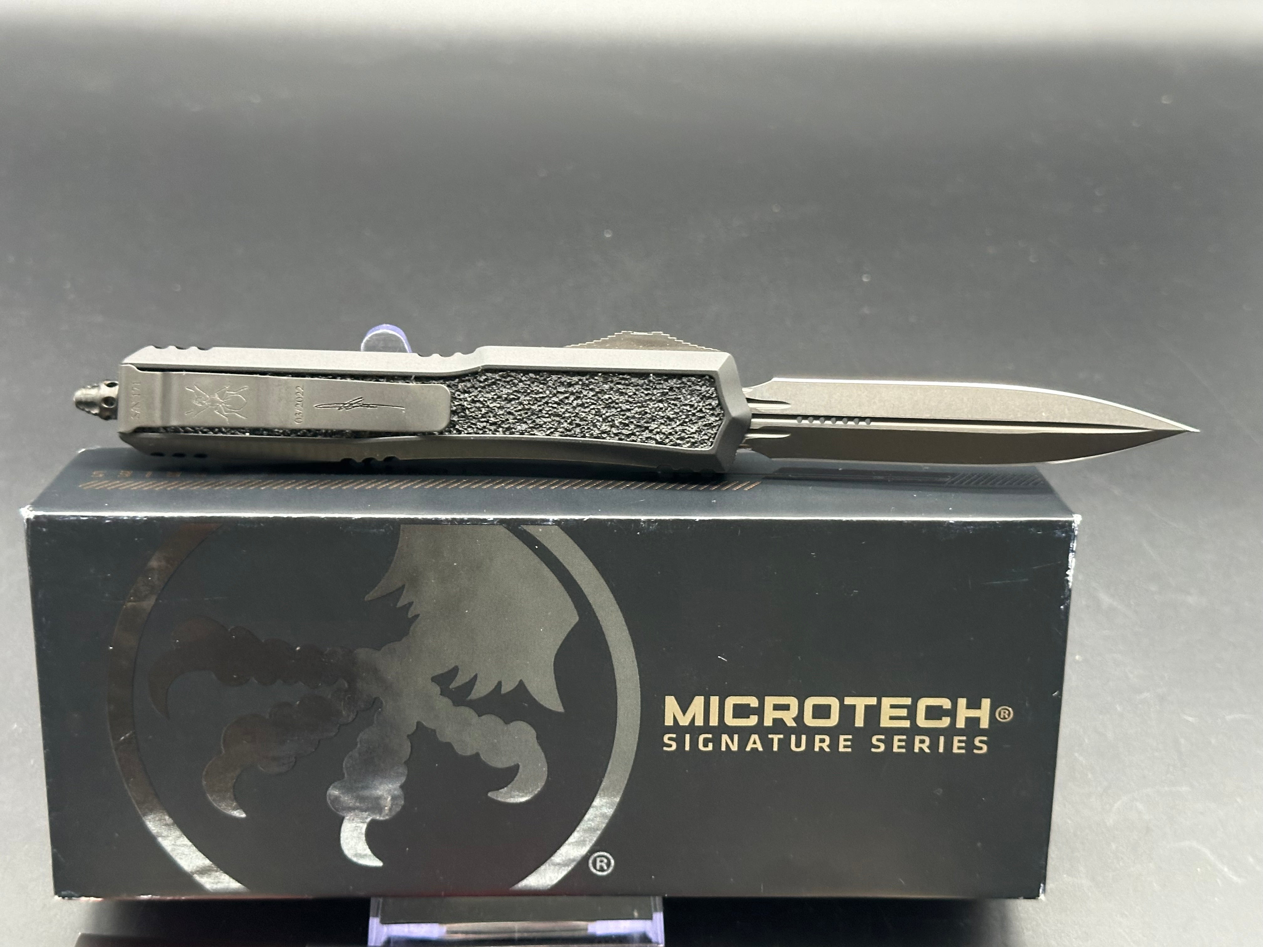 Microtech Makora 206-1 DLCTSH Double Edge DLC Blade