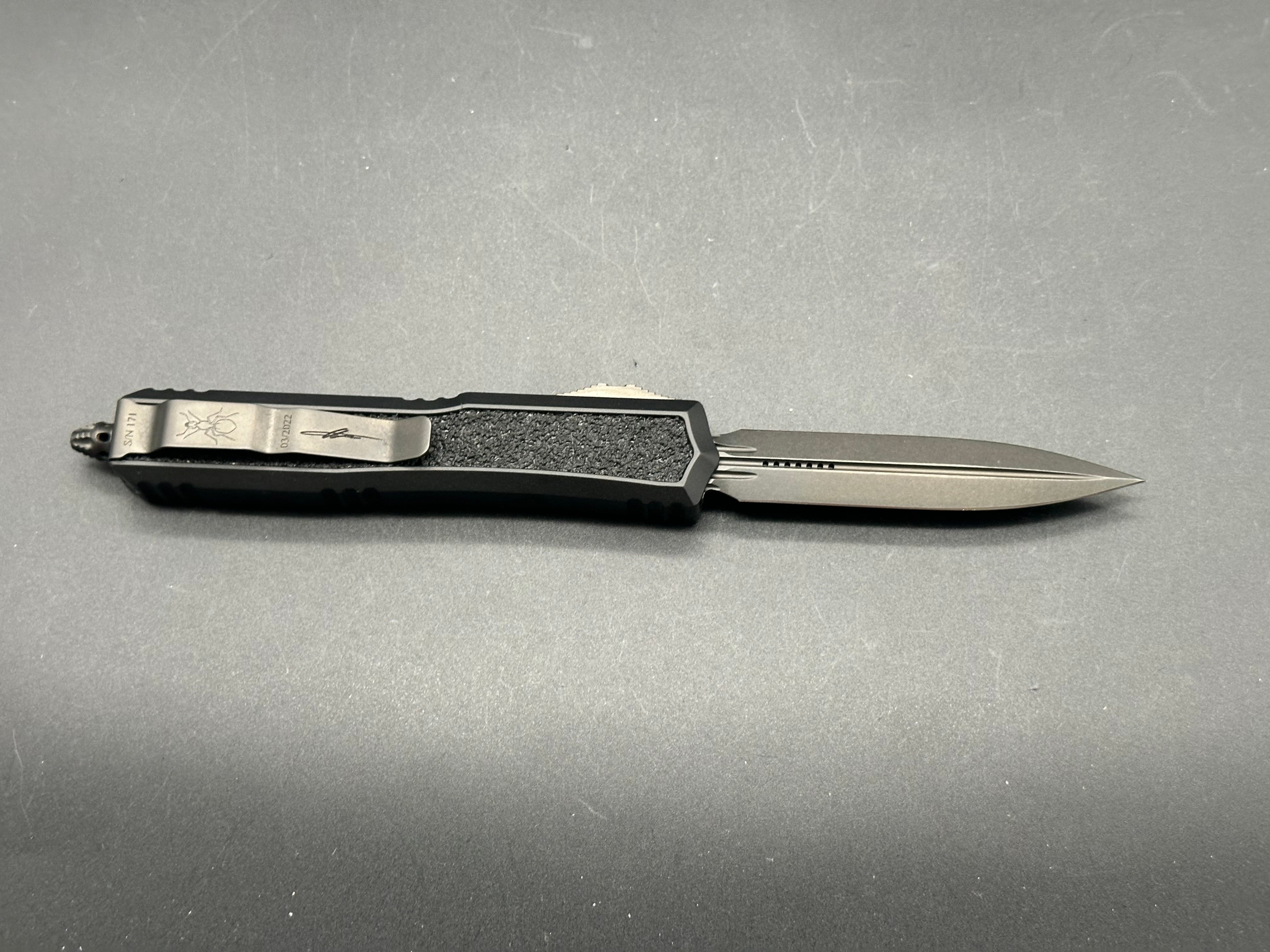 Microtech Makora 206-1 DLCTSH Double Edge DLC Blade