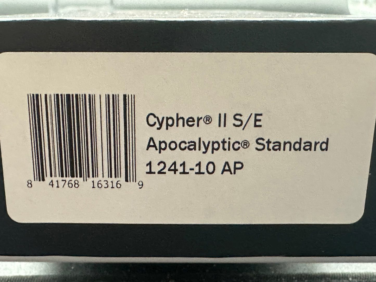 Microtech Cypher II S/E OTF Automatic Knife Black (3.5" Apocalyptic)