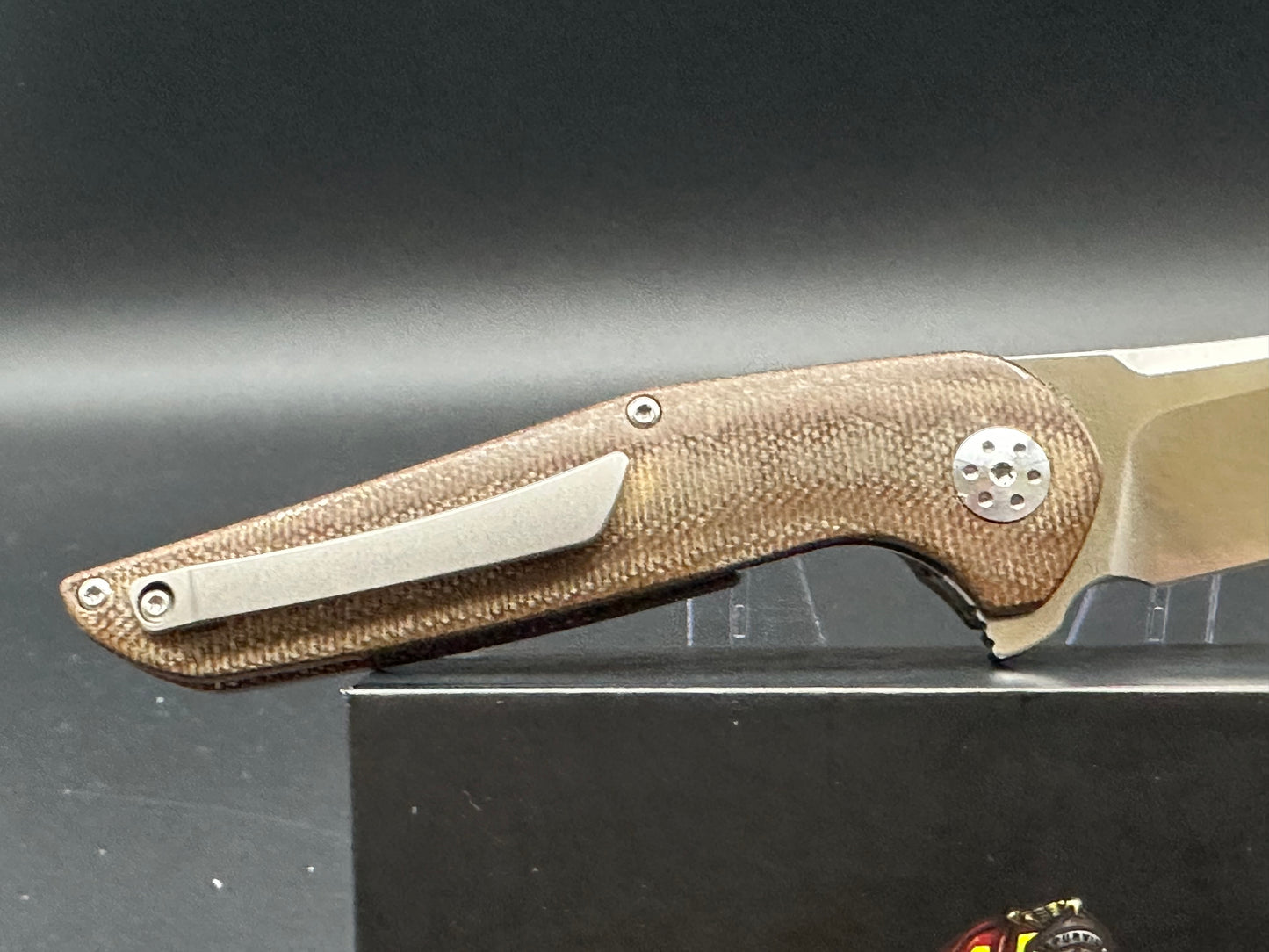 A Purvis Progeny MR micarta & 154CM blade