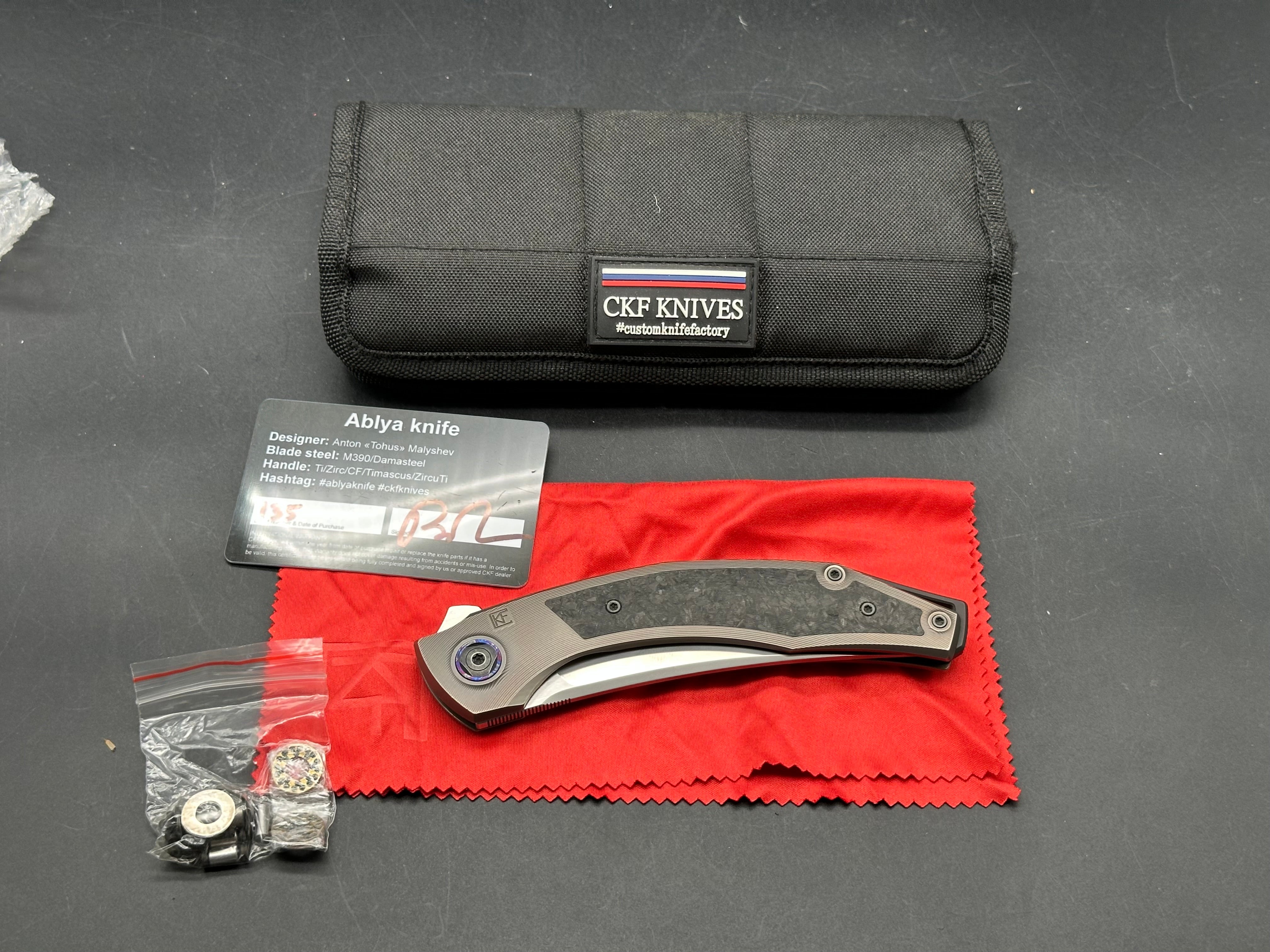 CKF (Custom Knife Factory) Ablya