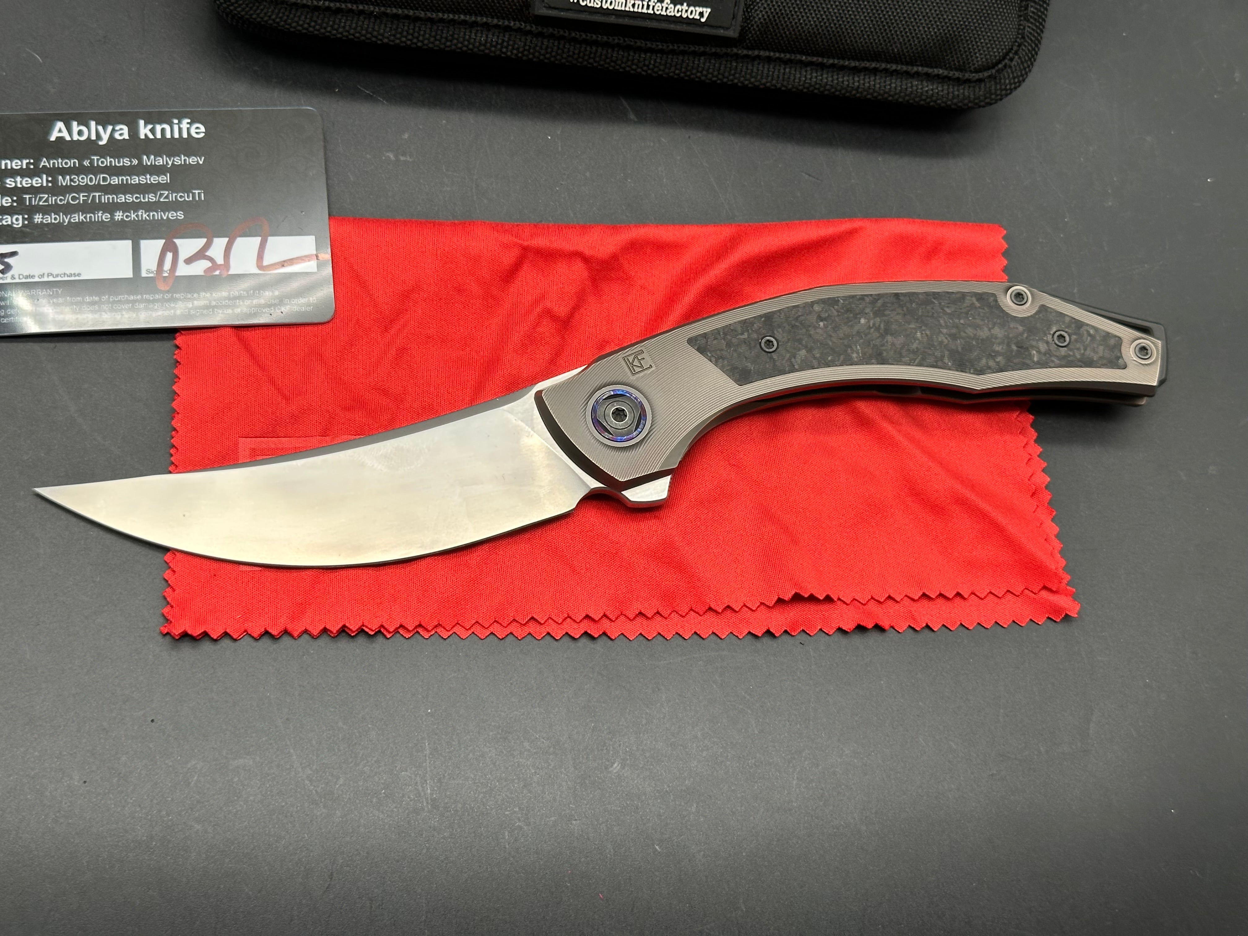 CKF (Custom Knife Factory) Ablya