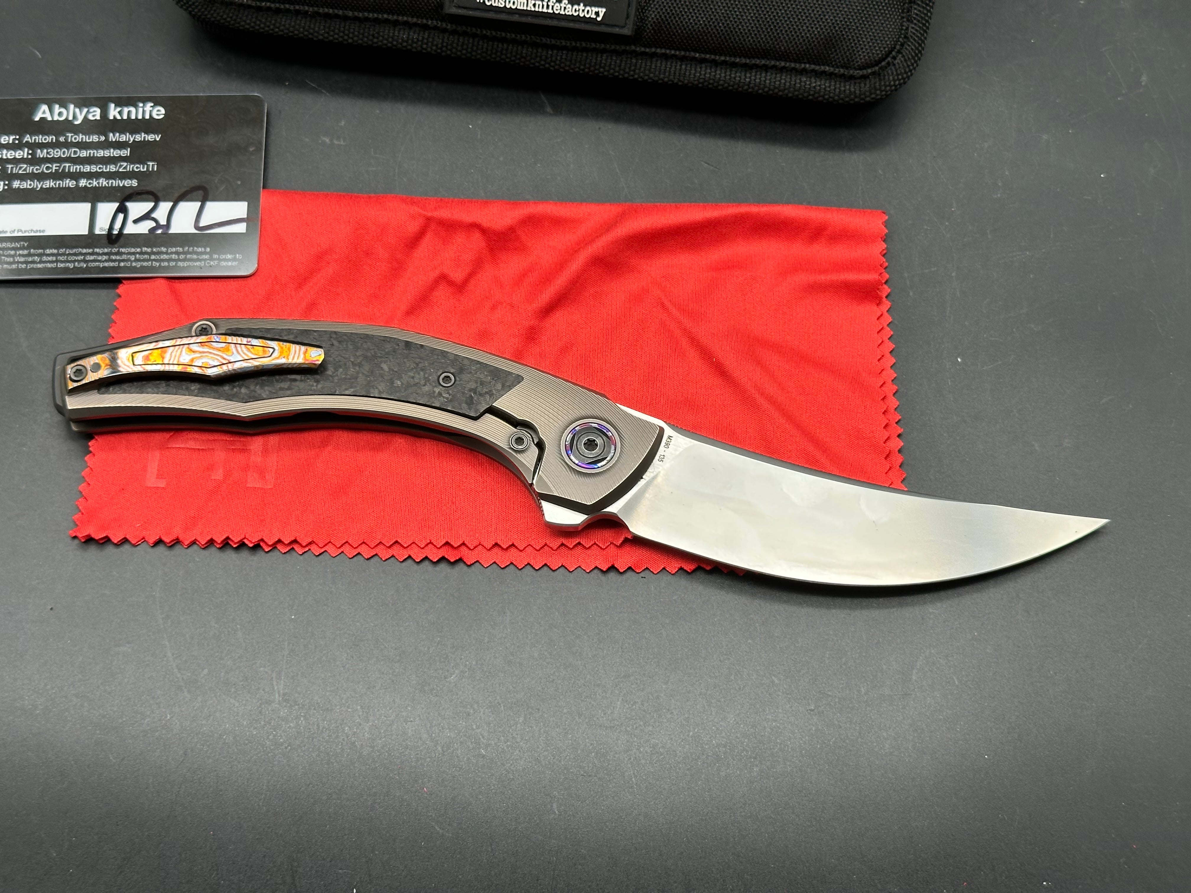 CKF (Custom Knife Factory) Ablya