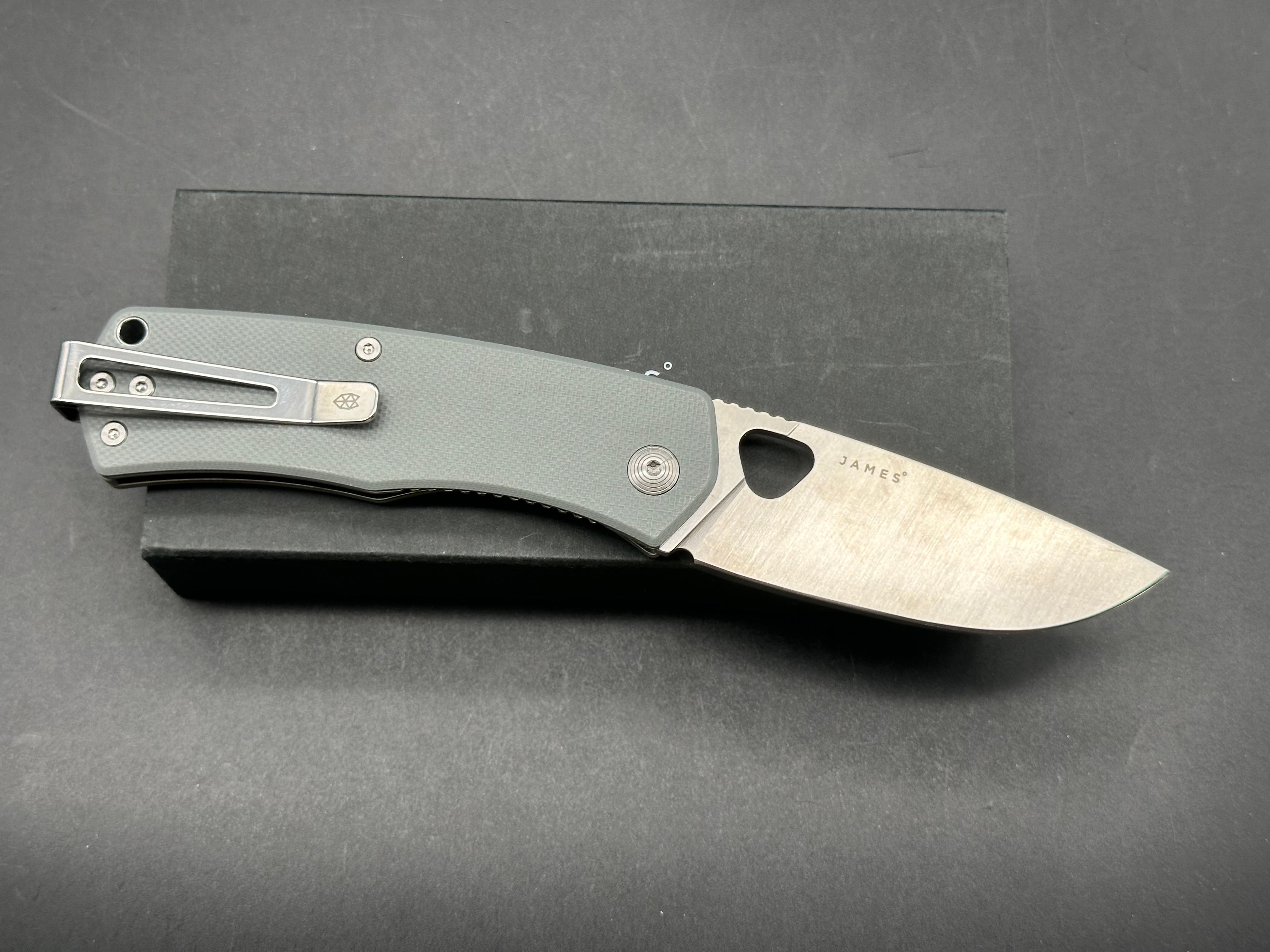 The James Brand Folsom G10 liner lock
