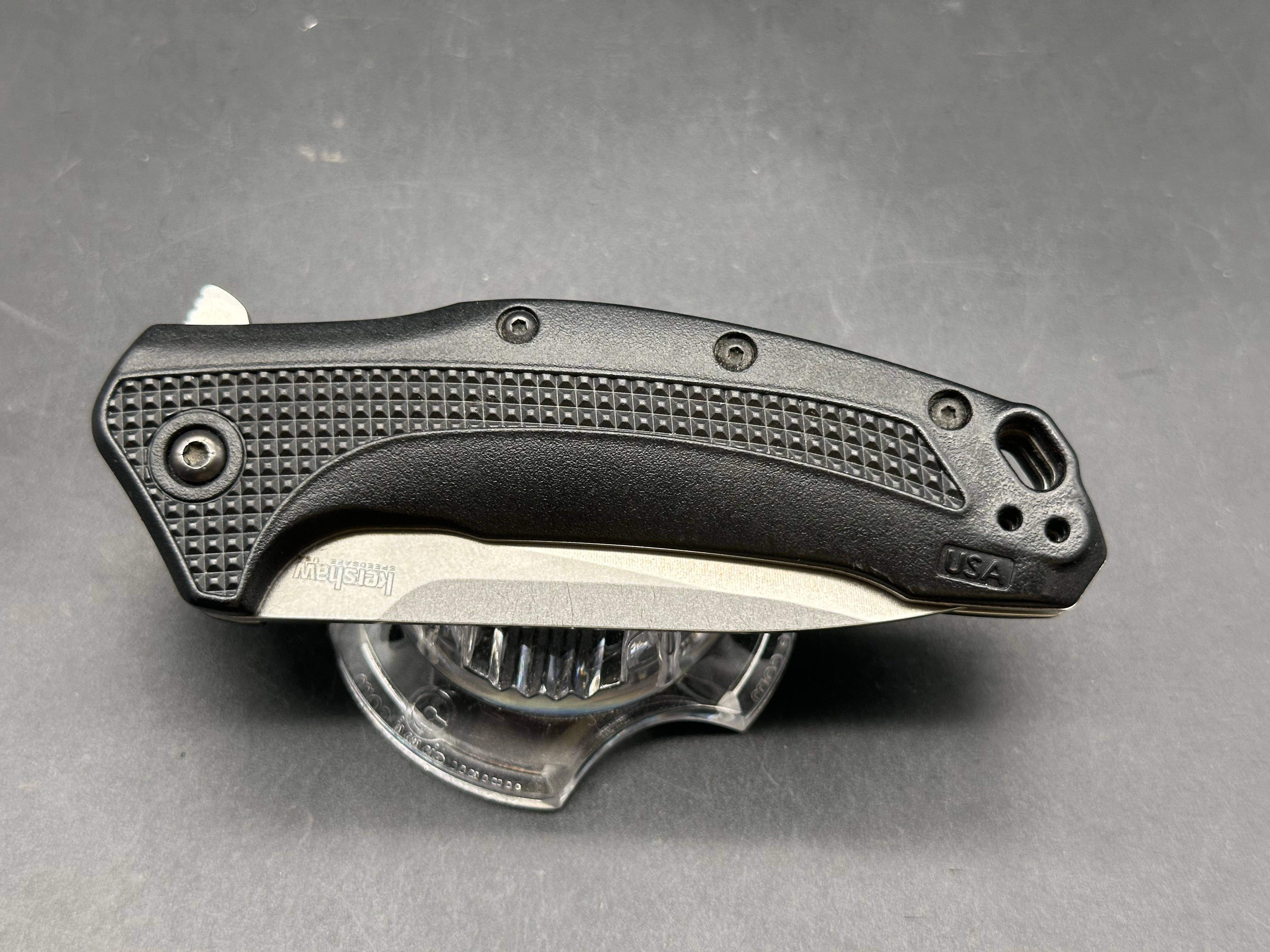 Kershaw Link Tanto Knife Black GFN (3.25" Stonewash)