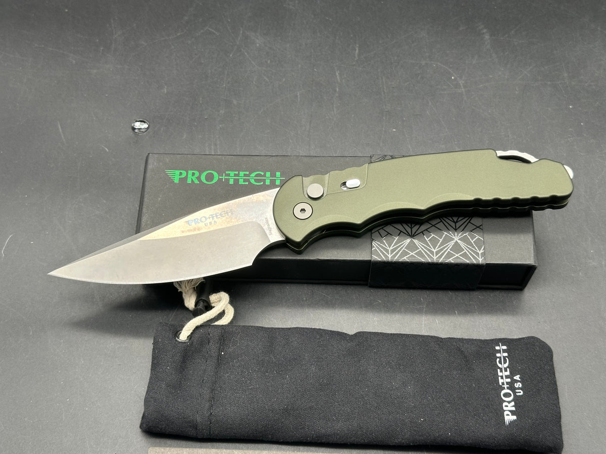 PROTECH TACTICAL RESPONSE GREEN ALUMINUM STONEWASHED MAGNAMAX