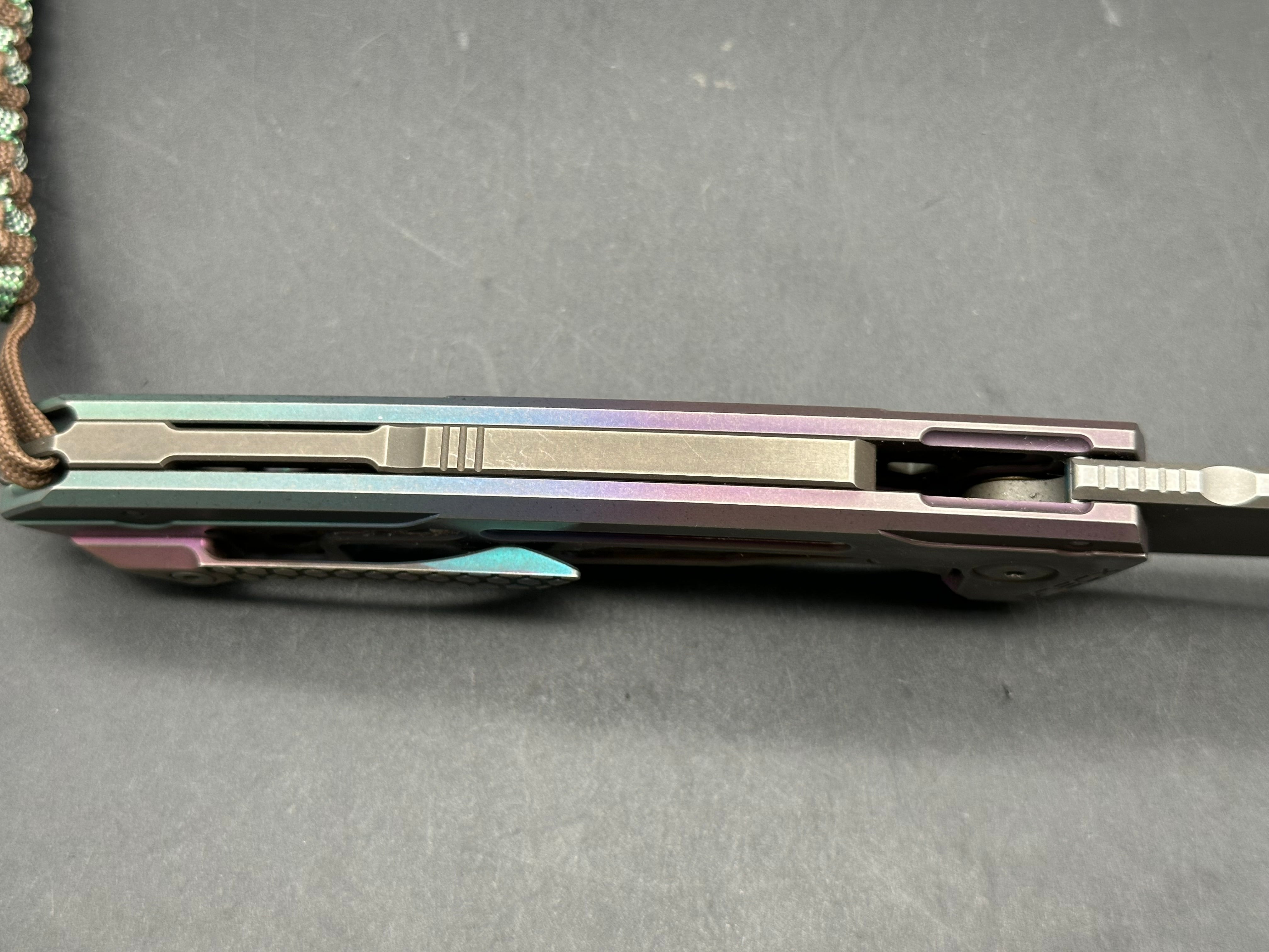 Jake Hoback SNECX Buster customized by JD Cutlery , anodized