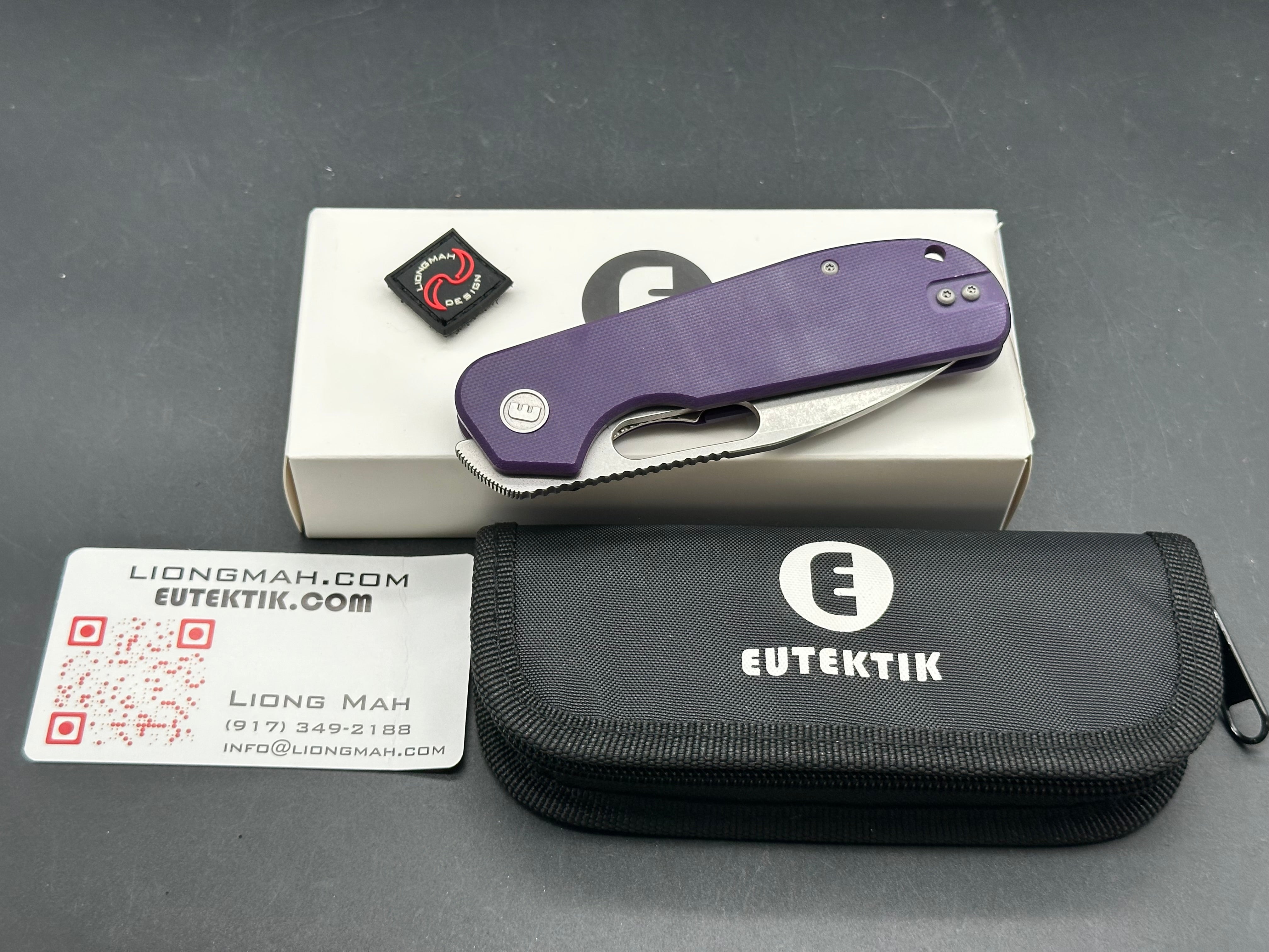 Eutektik EFD Purple G10 w/14C28N Stonewashed Blade