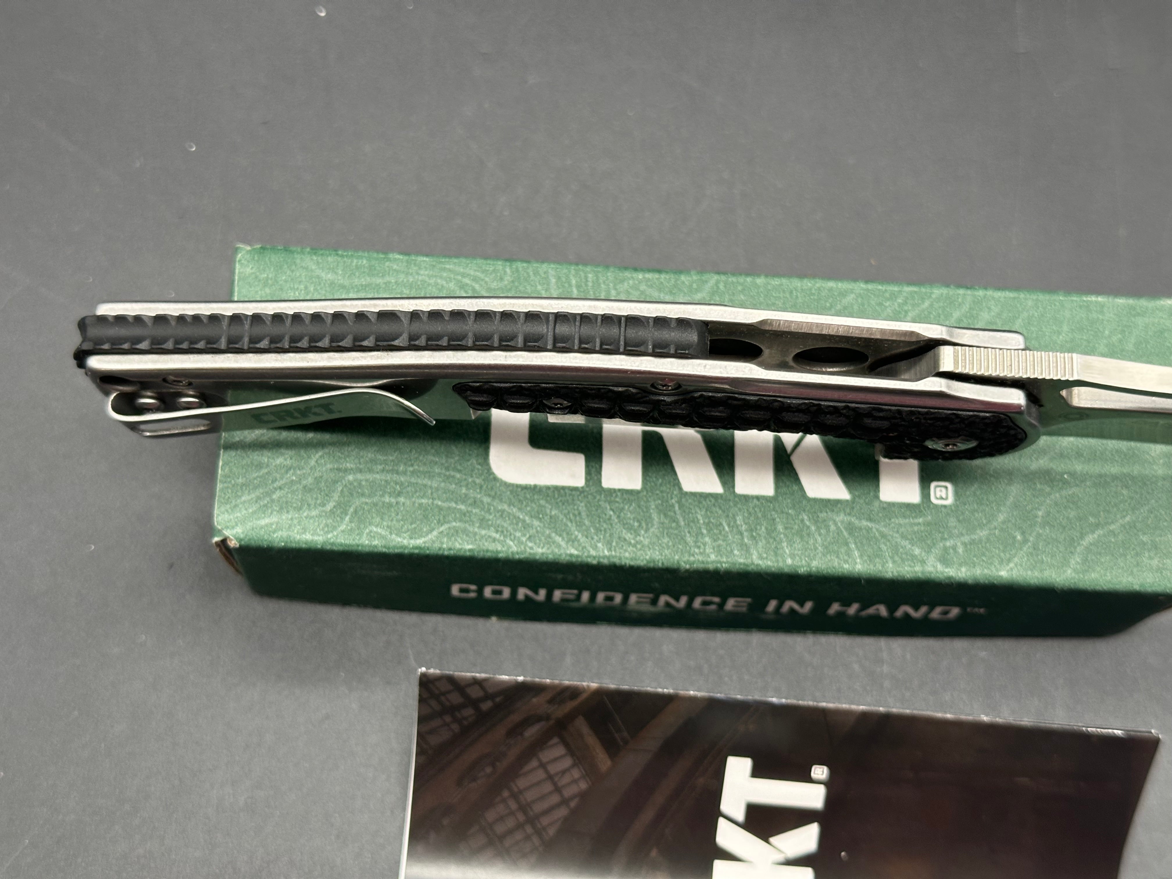 CRKT Ikoma Carnufex Frame Lock Flipper Knife (4" Satin)