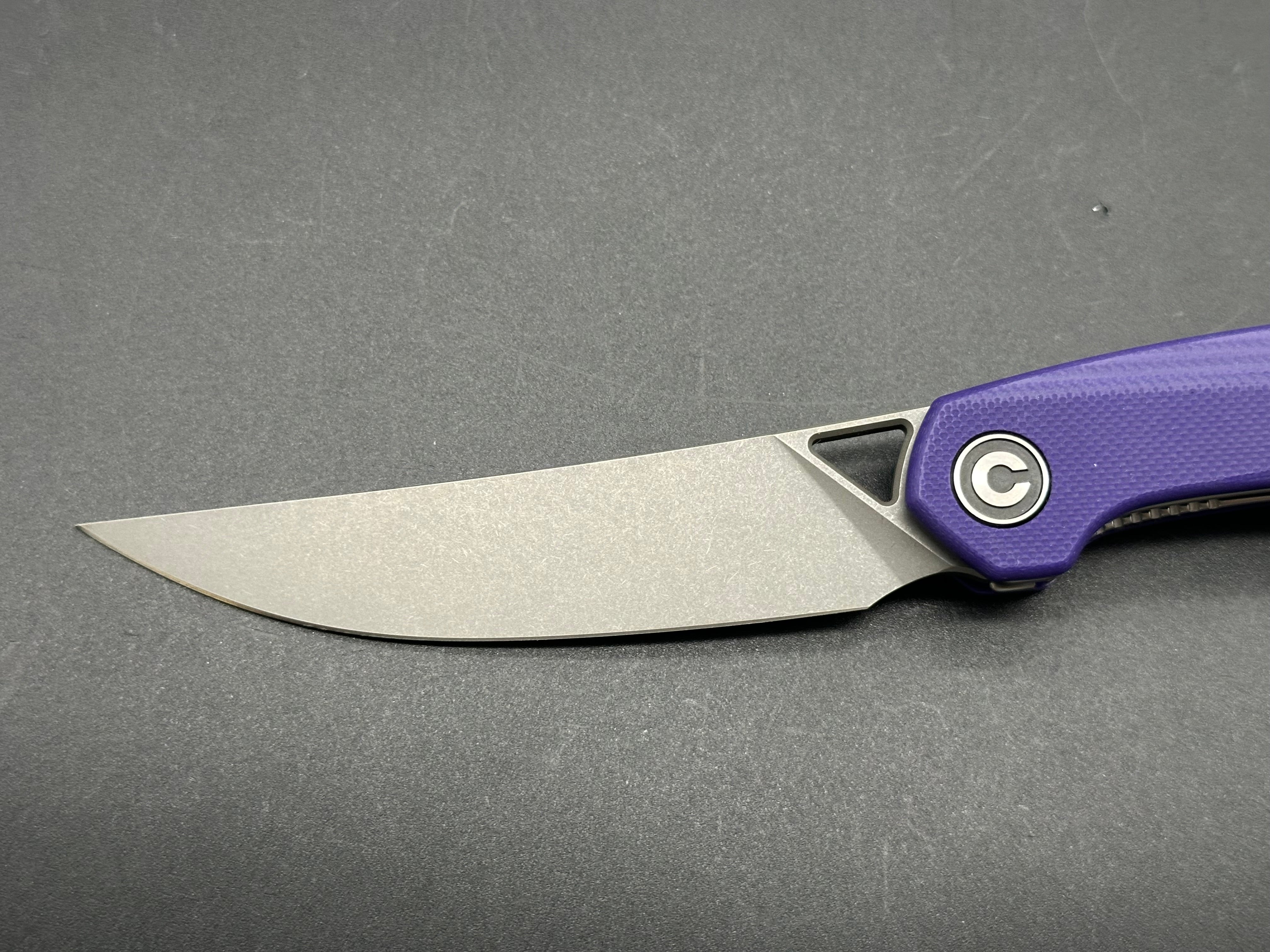 CIVIVI Lazar Liner Lock Knife Purple G-10 (3.3" SW) C20013-2