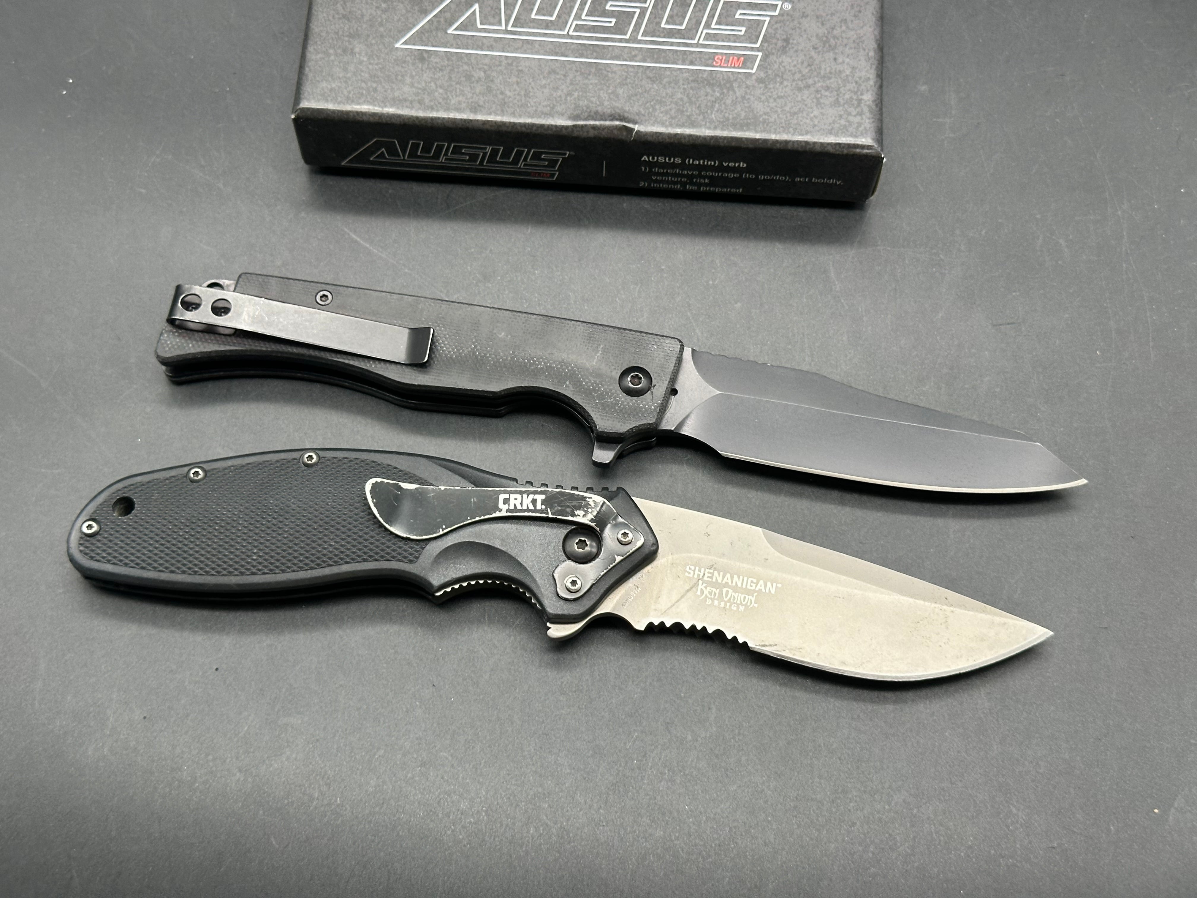 2-Knife combo Statgear Ausus & CRKT Shenanigan