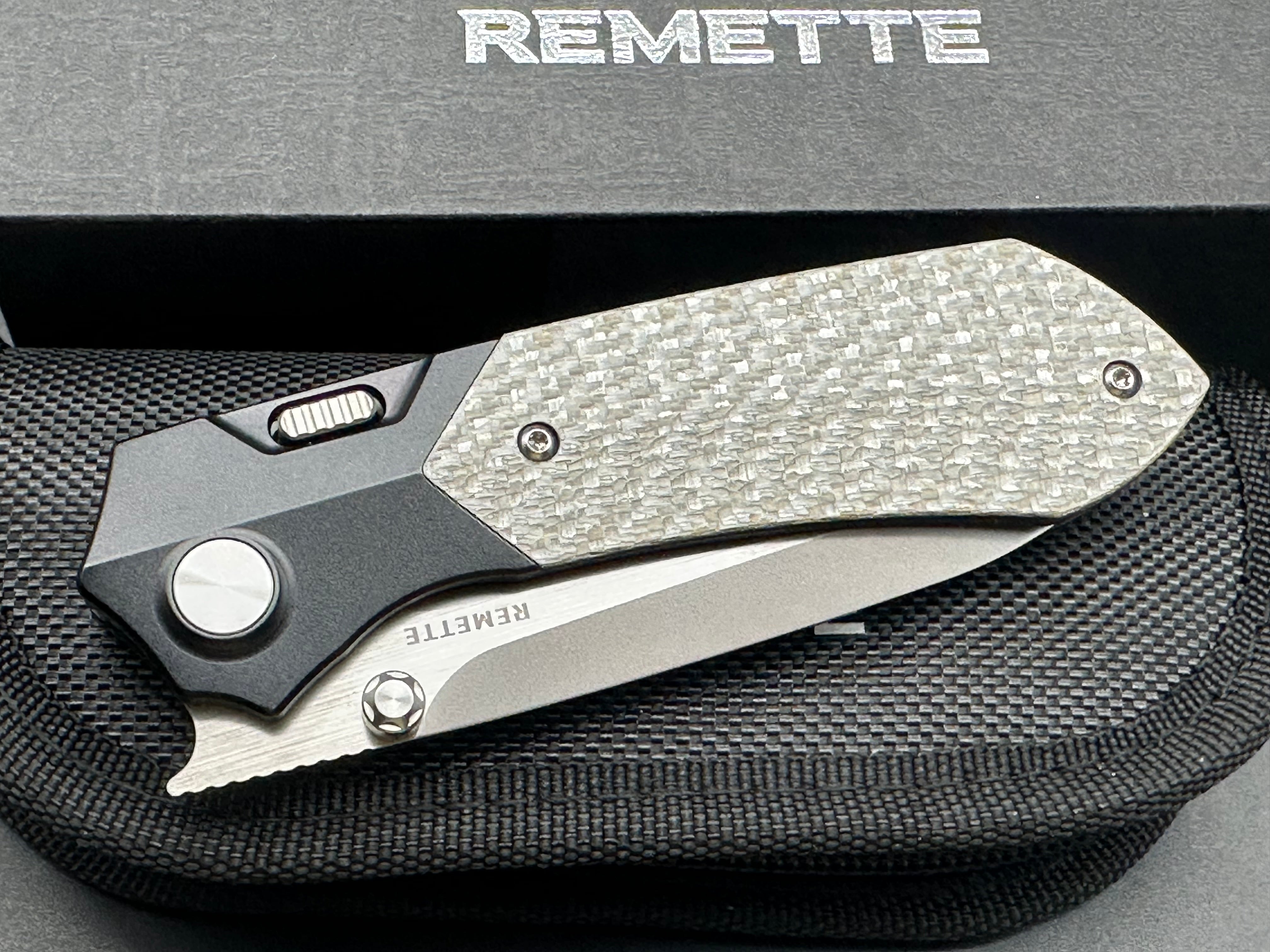 REMETTE RT-Meteor Knife Titanize Titanium Handle M390 Blade