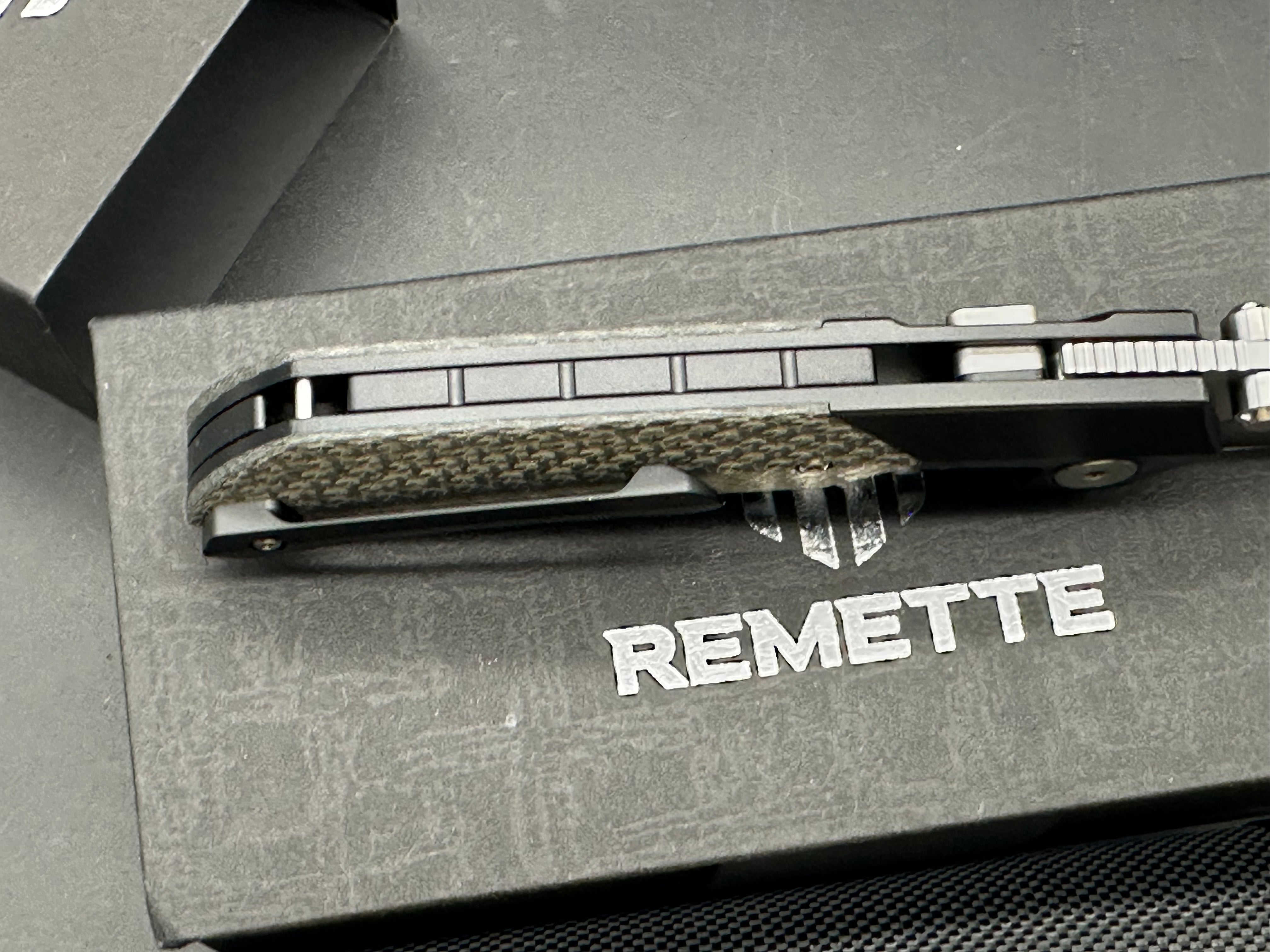 REMETTE RT-Meteor Knife Titanize Titanium Handle M390 Blade