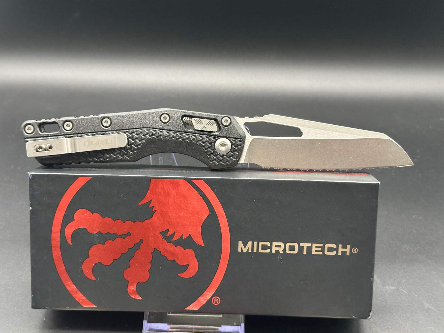 Microtech Standard Issue MSI Ram-Lok Knife Black Polymer (3.9" Apoc Full Serr)