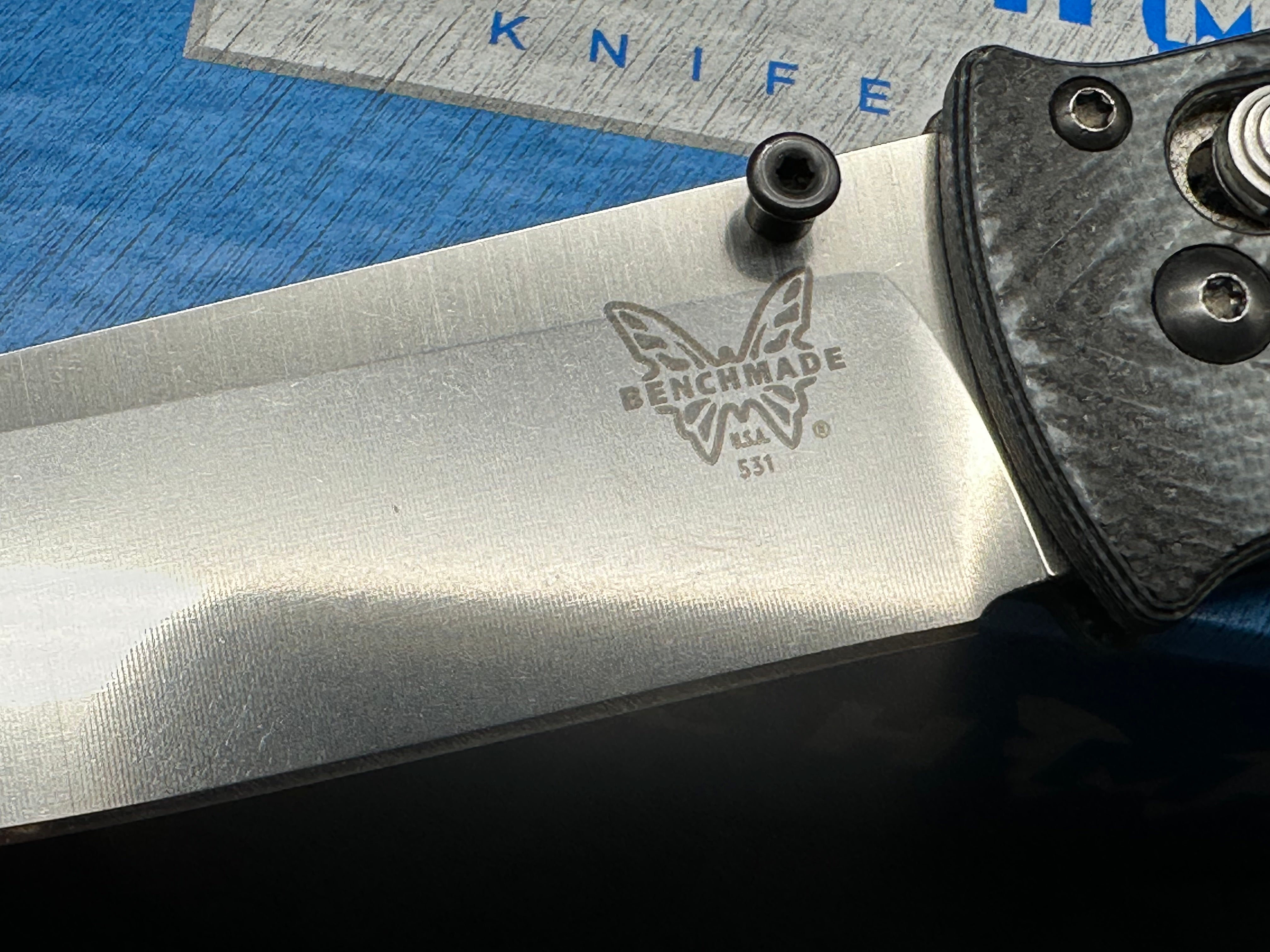 Benchmade Pardue Drop Point AXIS Lock Knife G-10 (3.25")