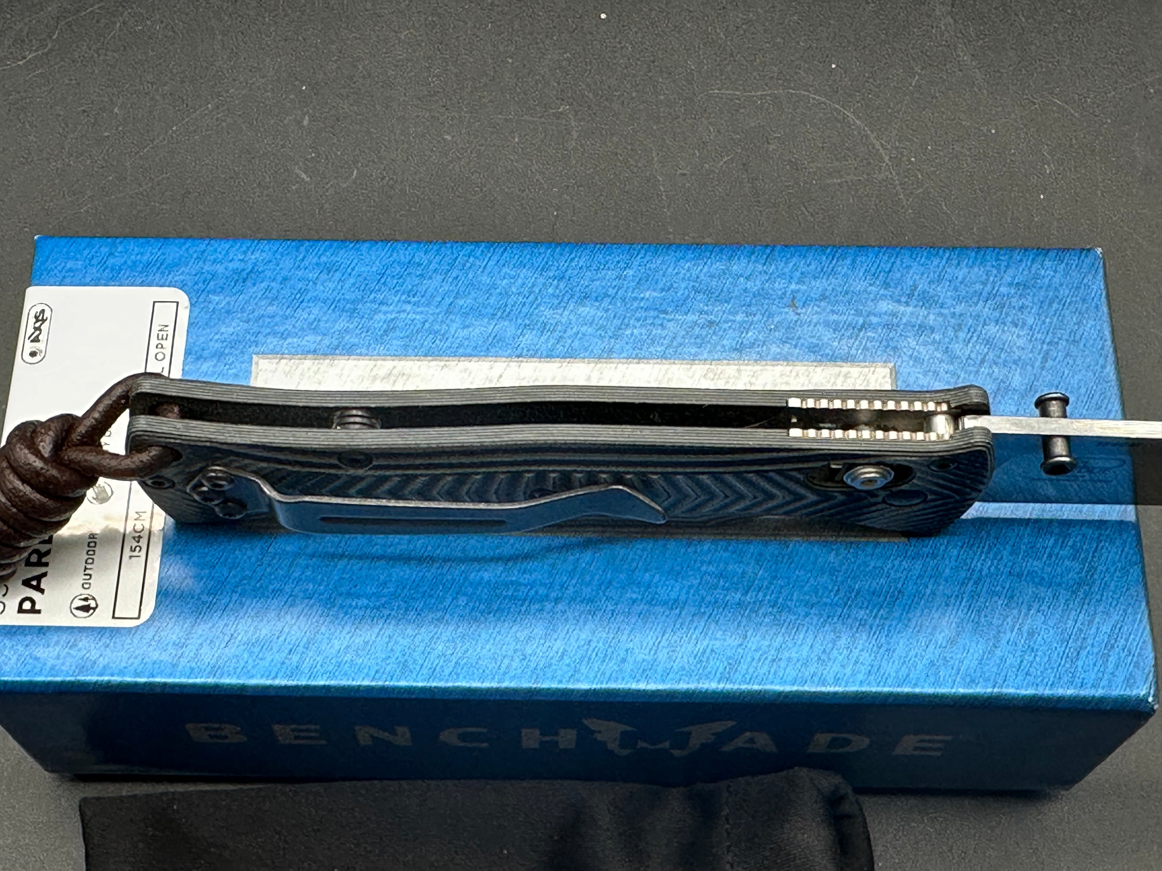 Benchmade Pardue Drop Point AXIS Lock Knife G-10 (3.25")