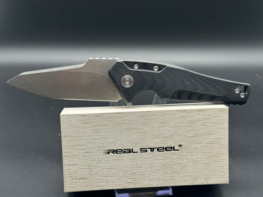 Real Steel Echo Liner Lock Knife Black G-10