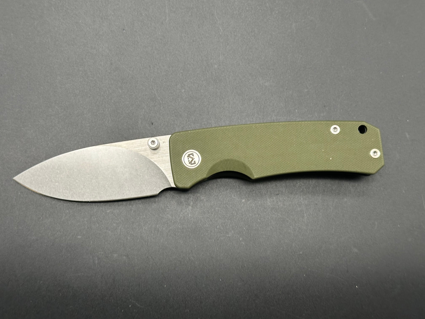 MIGURON PELORA FOLDING KNIFE GREEN G10 HANDLE 14C28N BLADE