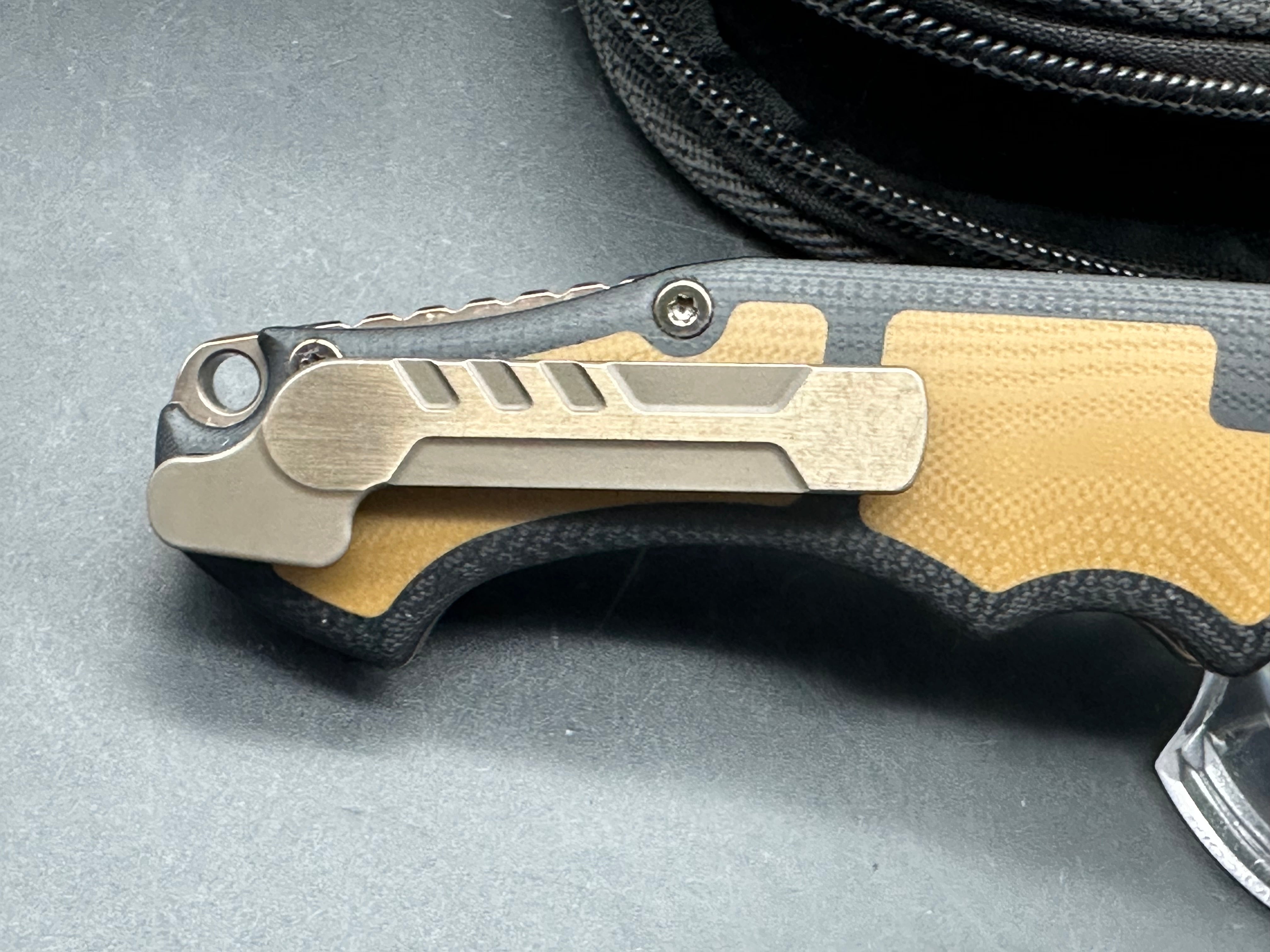 Andre De Villiers ADV custom Javelin - black & brown inlays - one of one