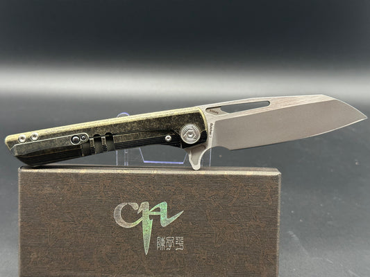 CH KNIVES BUTCHER 2 FLIPPER KNIFE BRONZE