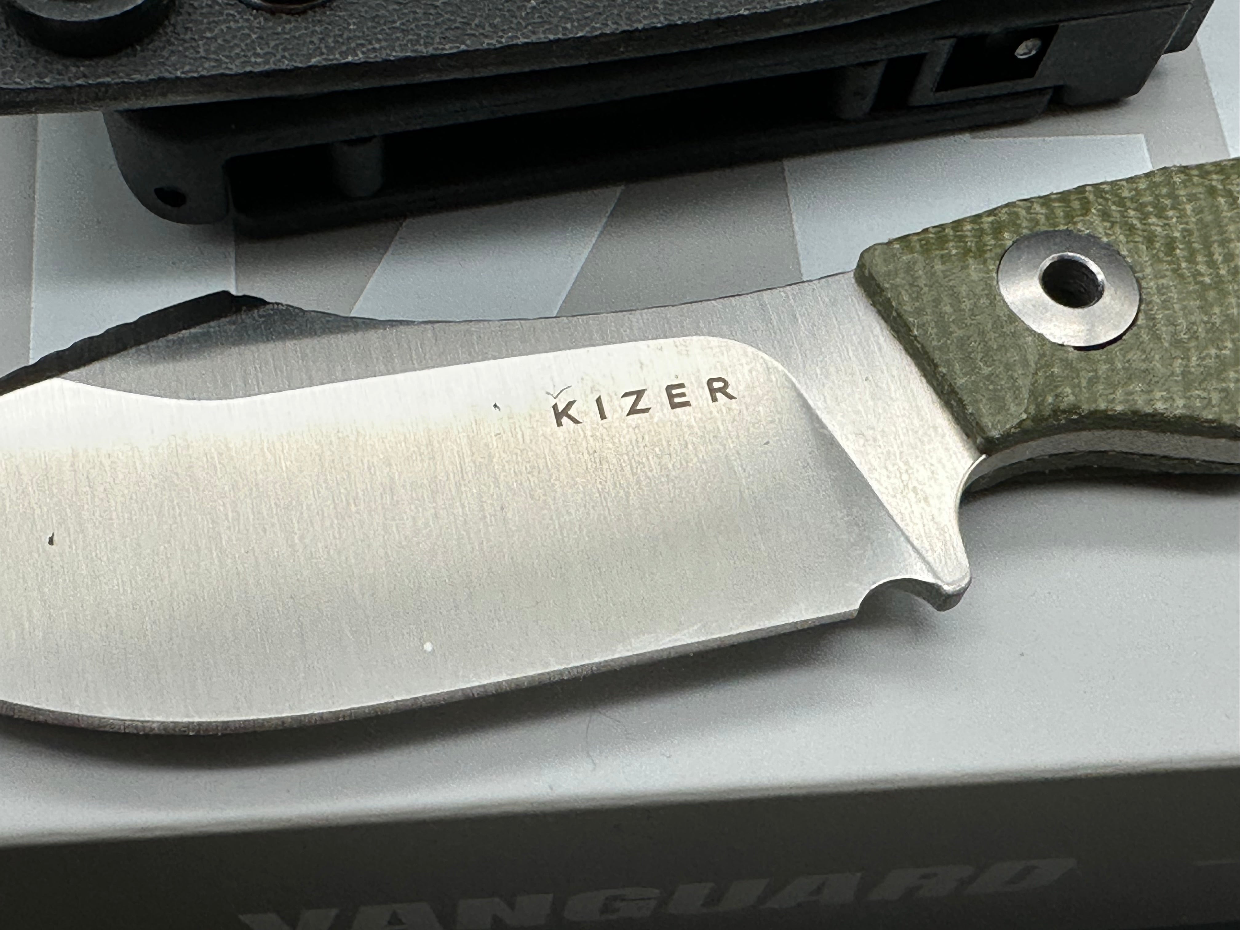 Kizer ROOK | AEB-L | MICARTA | FIXED BLADE