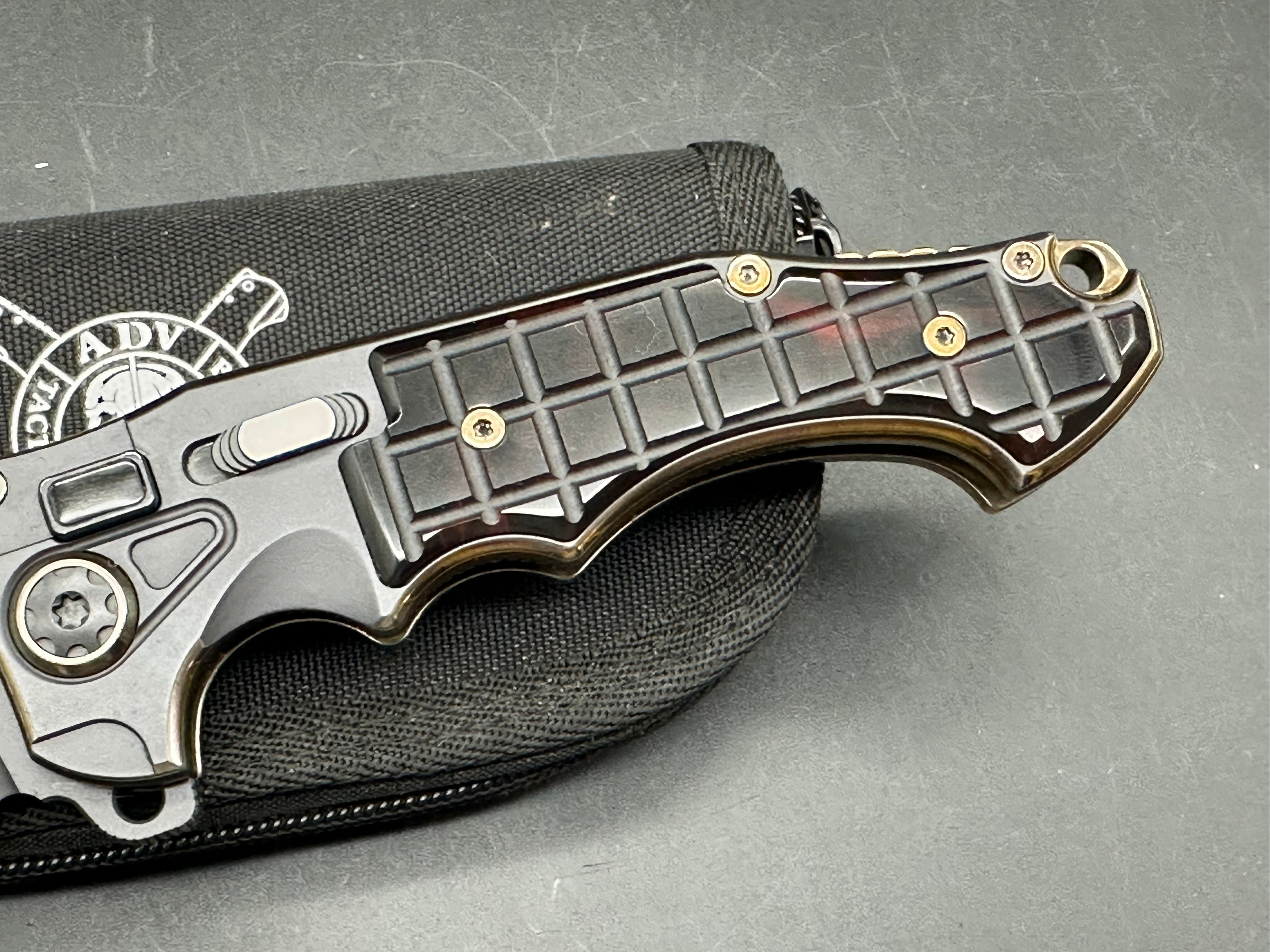 Andre de Villiers ADV custom Alpha - Red Kirinite inlay - one of one