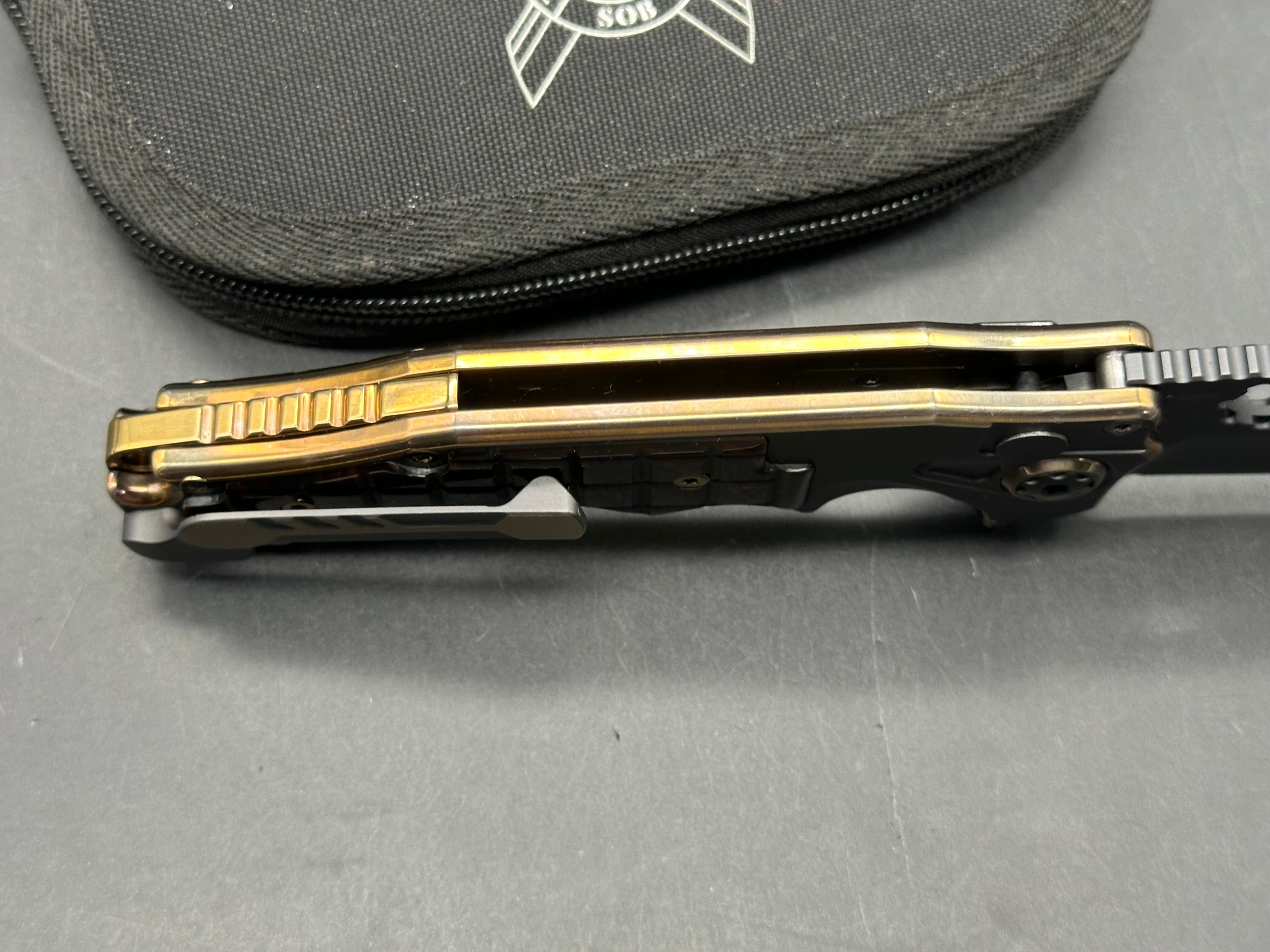 Andre de Villiers ADV custom Alpha - Red Kirinite inlay - one of one