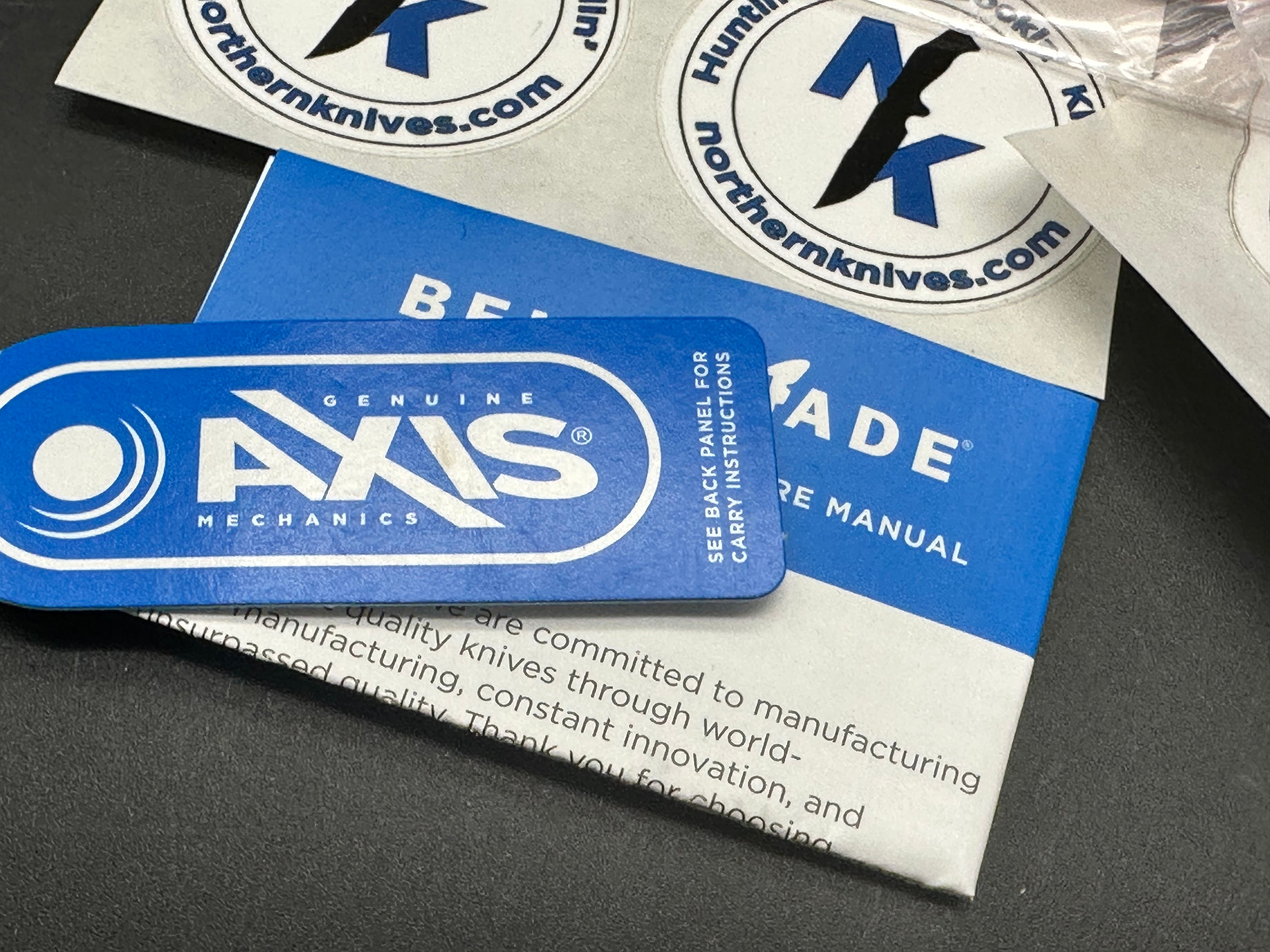 Benchmade ColorfulFilth Flame Out Bailout 3.38" RUD Black & Red Cerakote CPM-3V