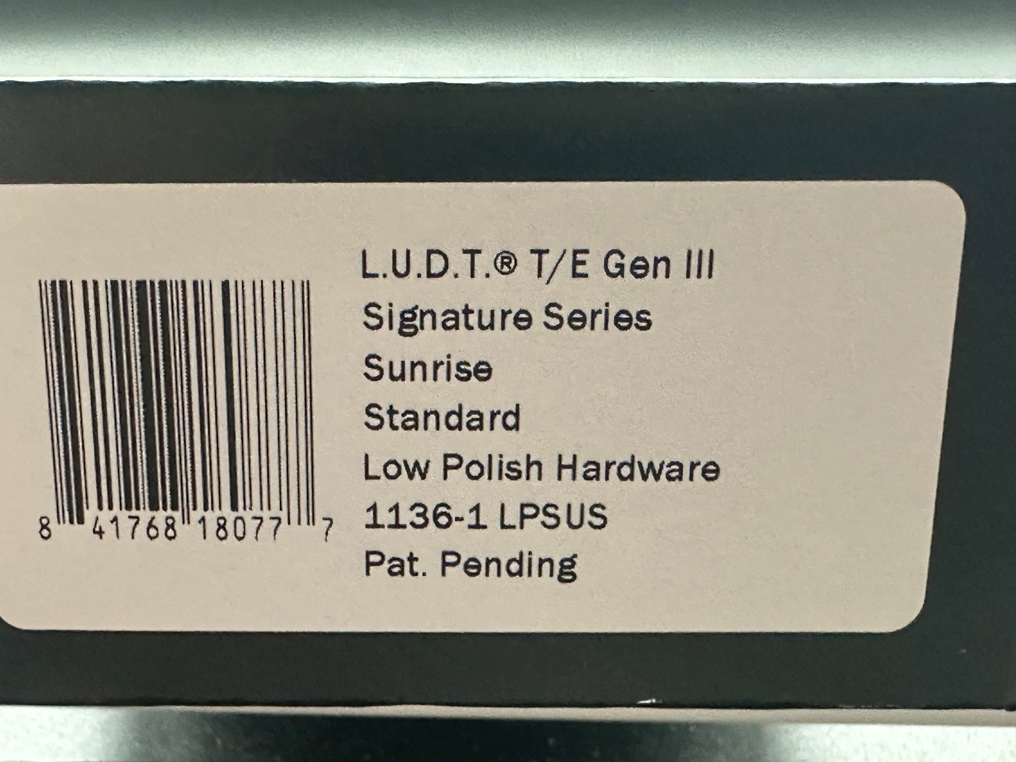 Microtech LUDT Gen III Signature Series - Sunrise Cerakote Handle & Cerakote Blade