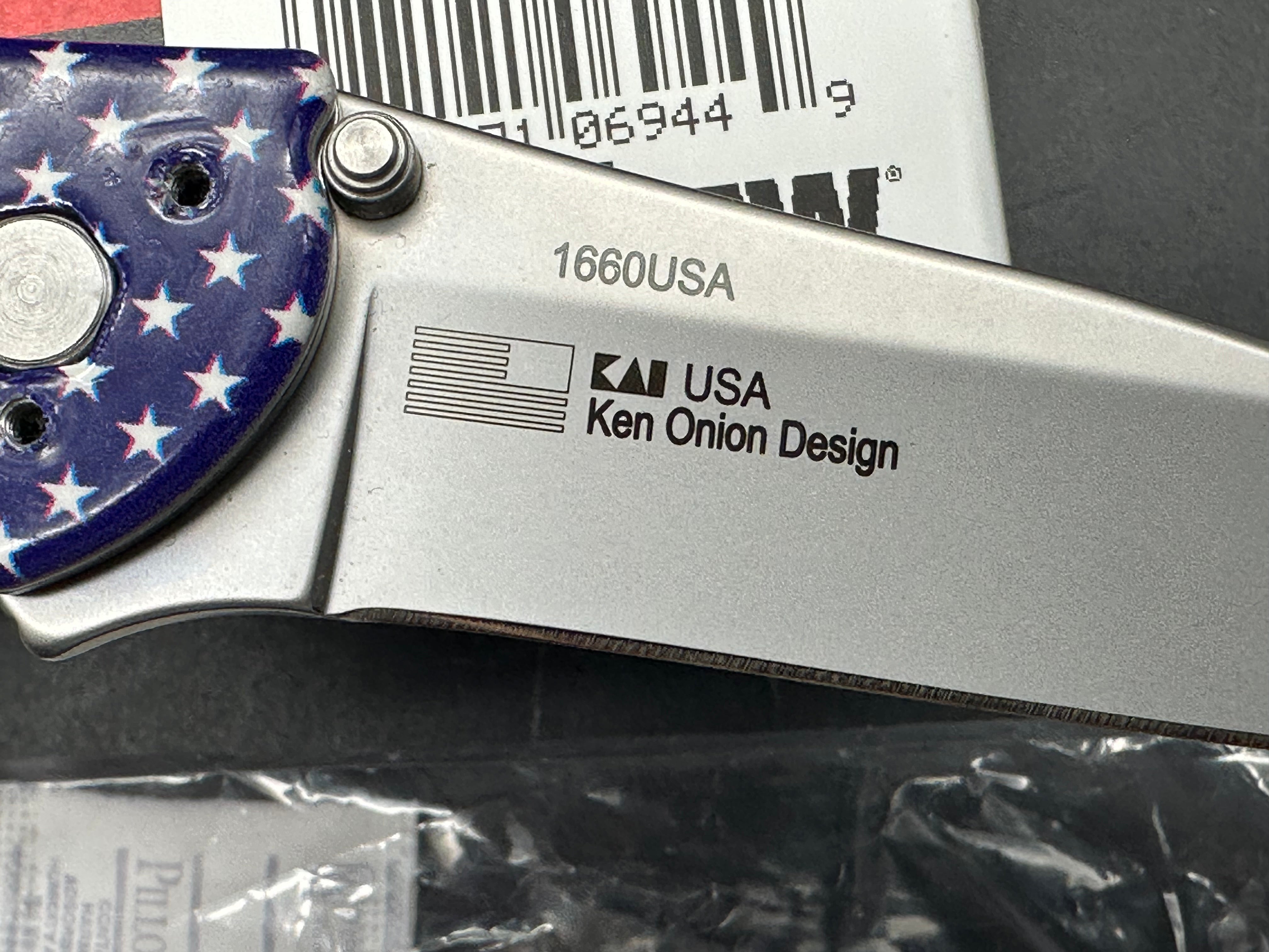 Kershaw Leek USA Flag