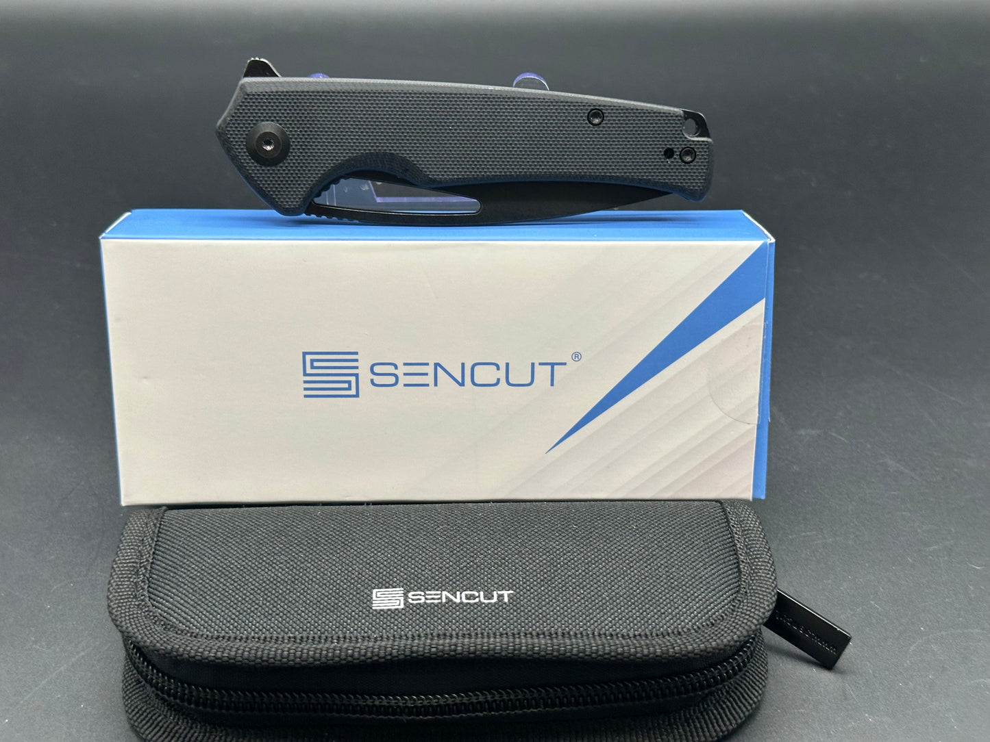 Sencut Mims 9Cr18MoV Black Blade w/ Black G10 Handle