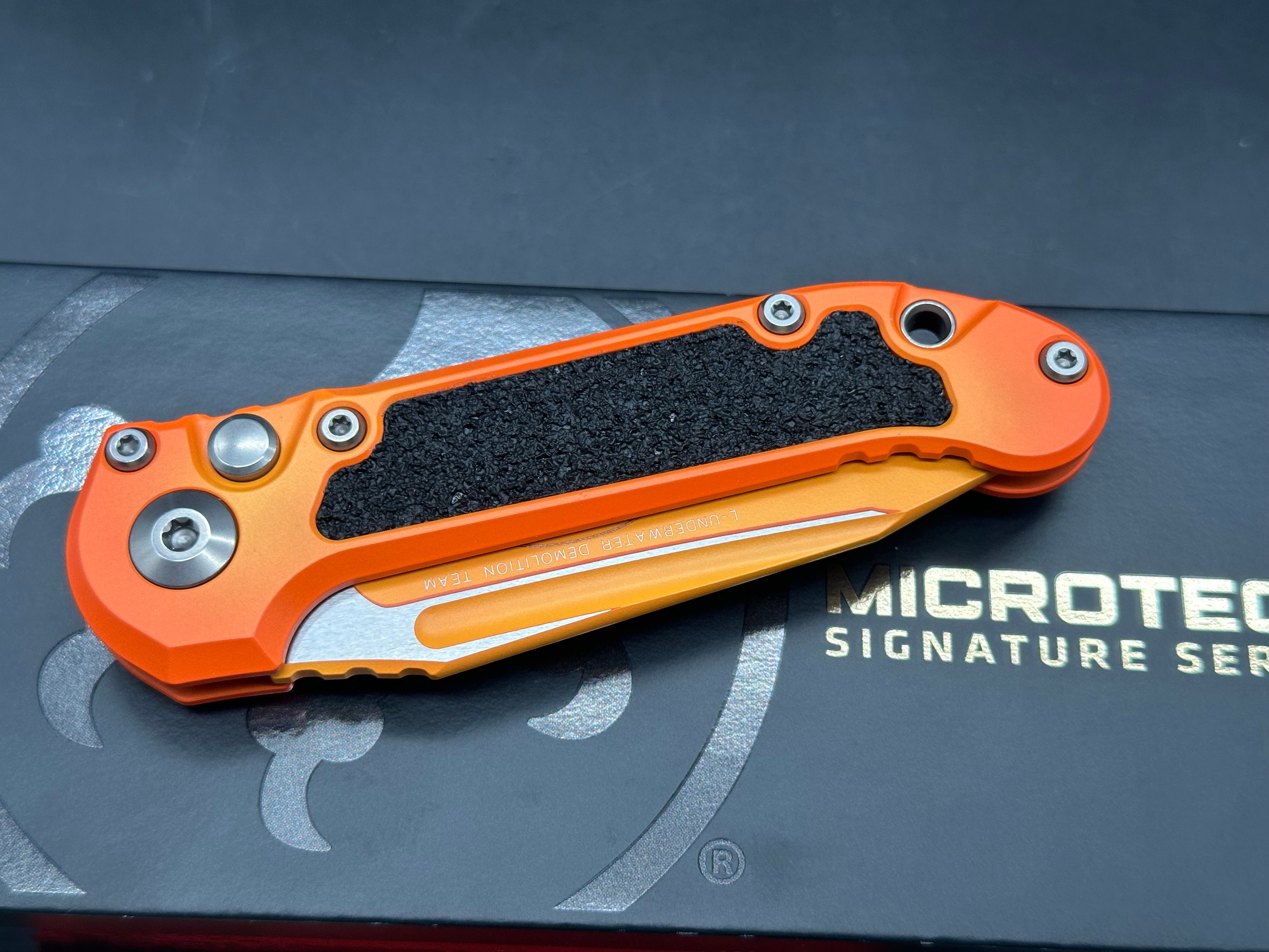 Microtech LUDT Gen III Signature Series - Sunrise Cerakote Handle & Cerakote Blade