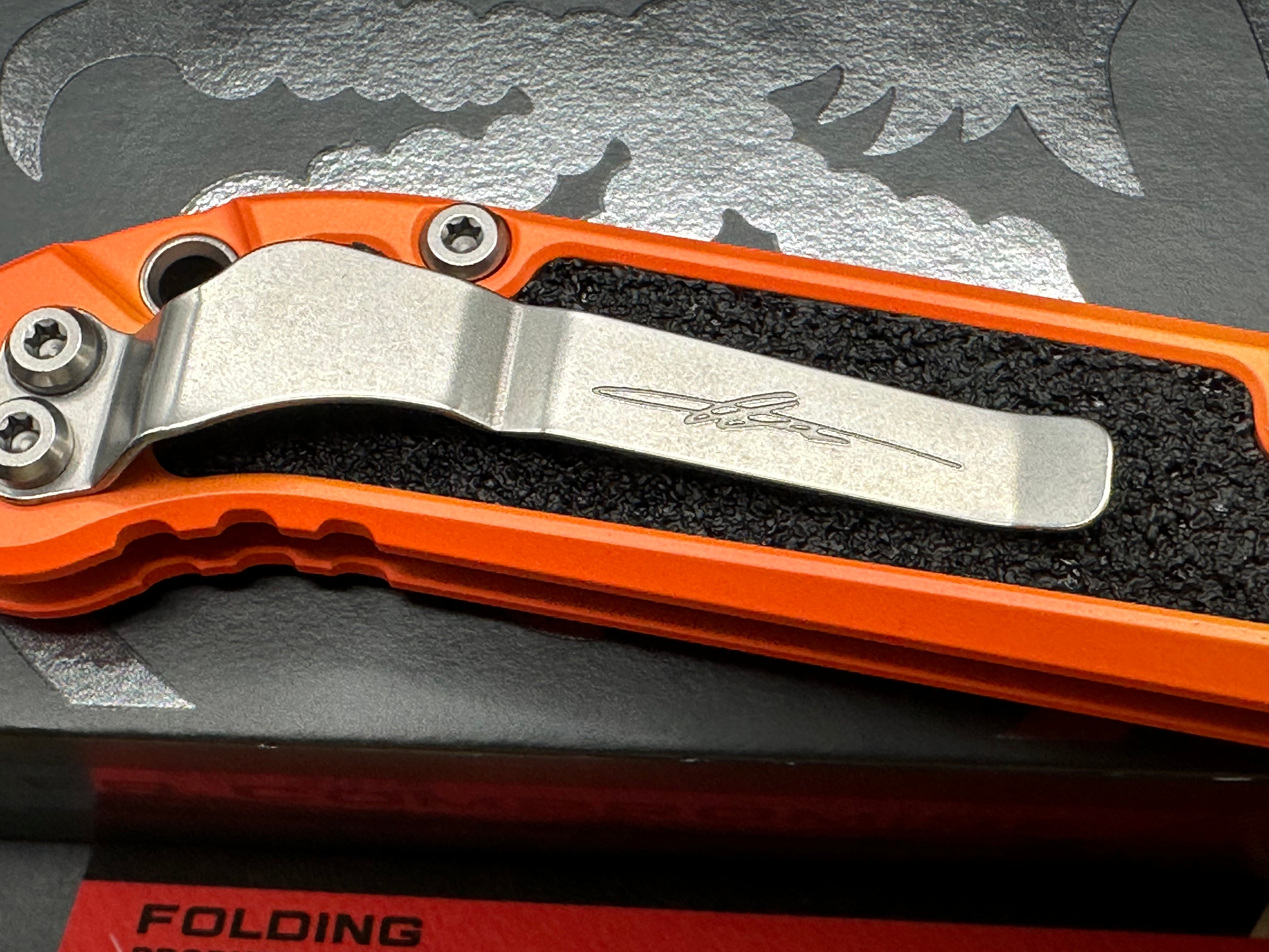 Microtech LUDT Gen III Signature Series - Sunrise Cerakote Handle & Cerakote Blade